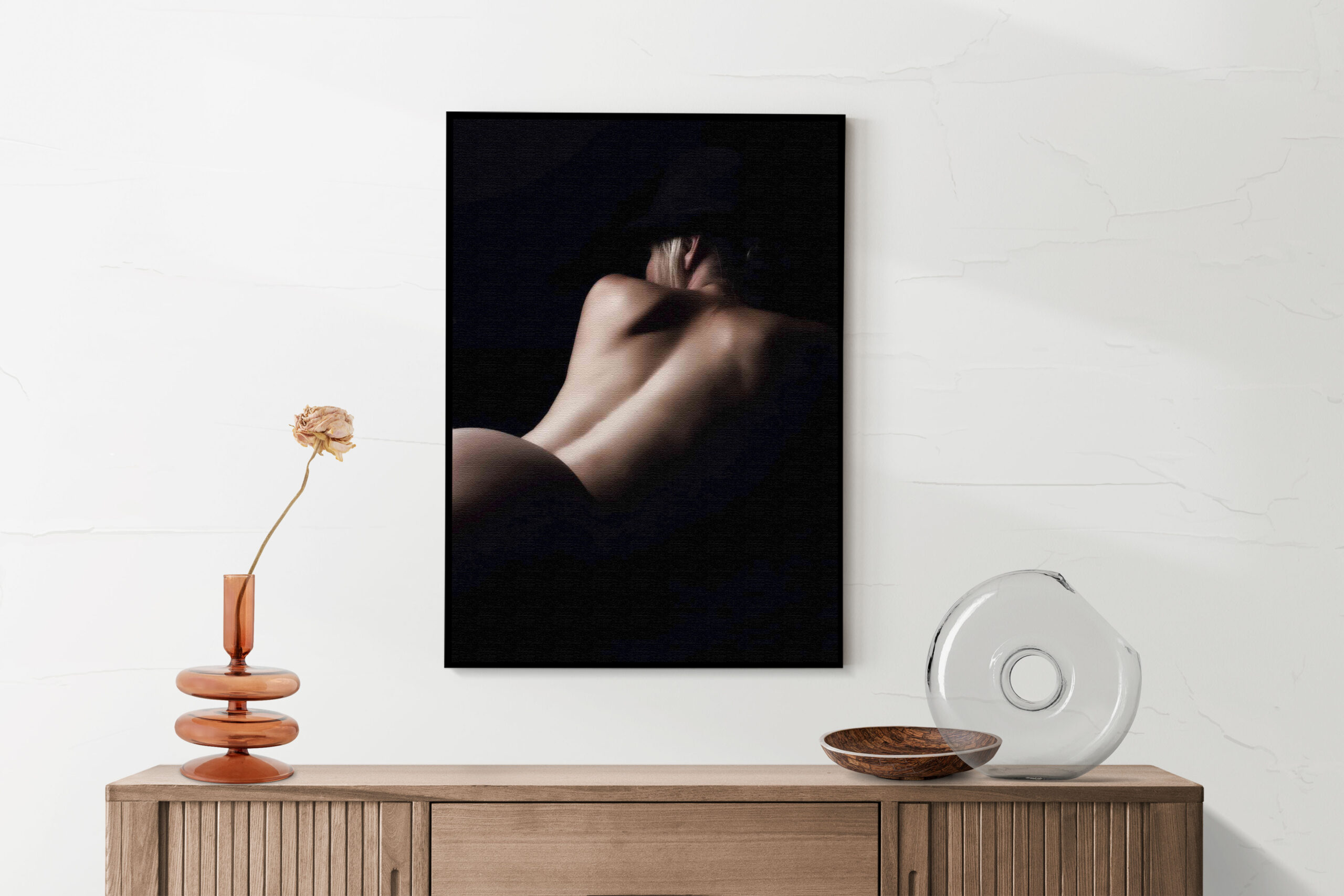 Akoestisch Schilderij Blote Vrouw achterzijde Met Hoed Rechthoek Verticaal Template 50 70 verticaal mensen 37 2 scaled 1