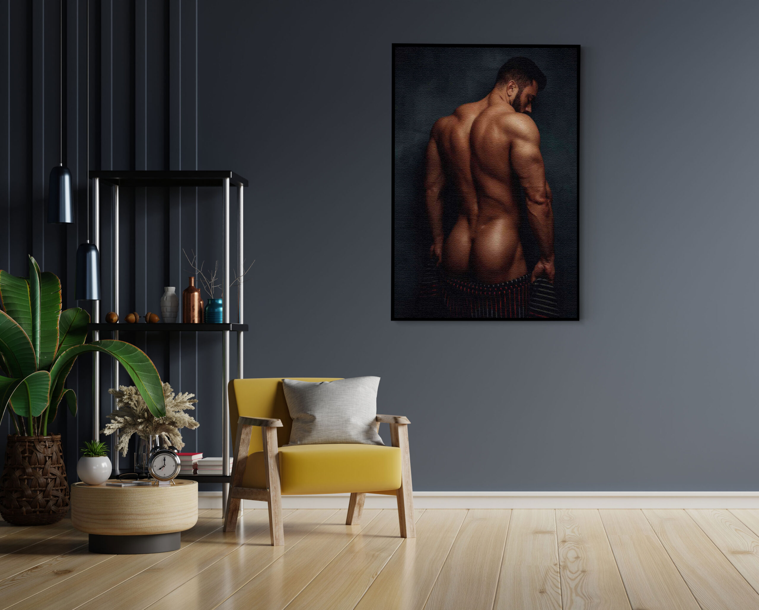 Akoestisch Schilderij Blote Man Van De Achterzijde Rechthoek Verticaal Template 50 70 verticaal mensen 39 1 scaled 1