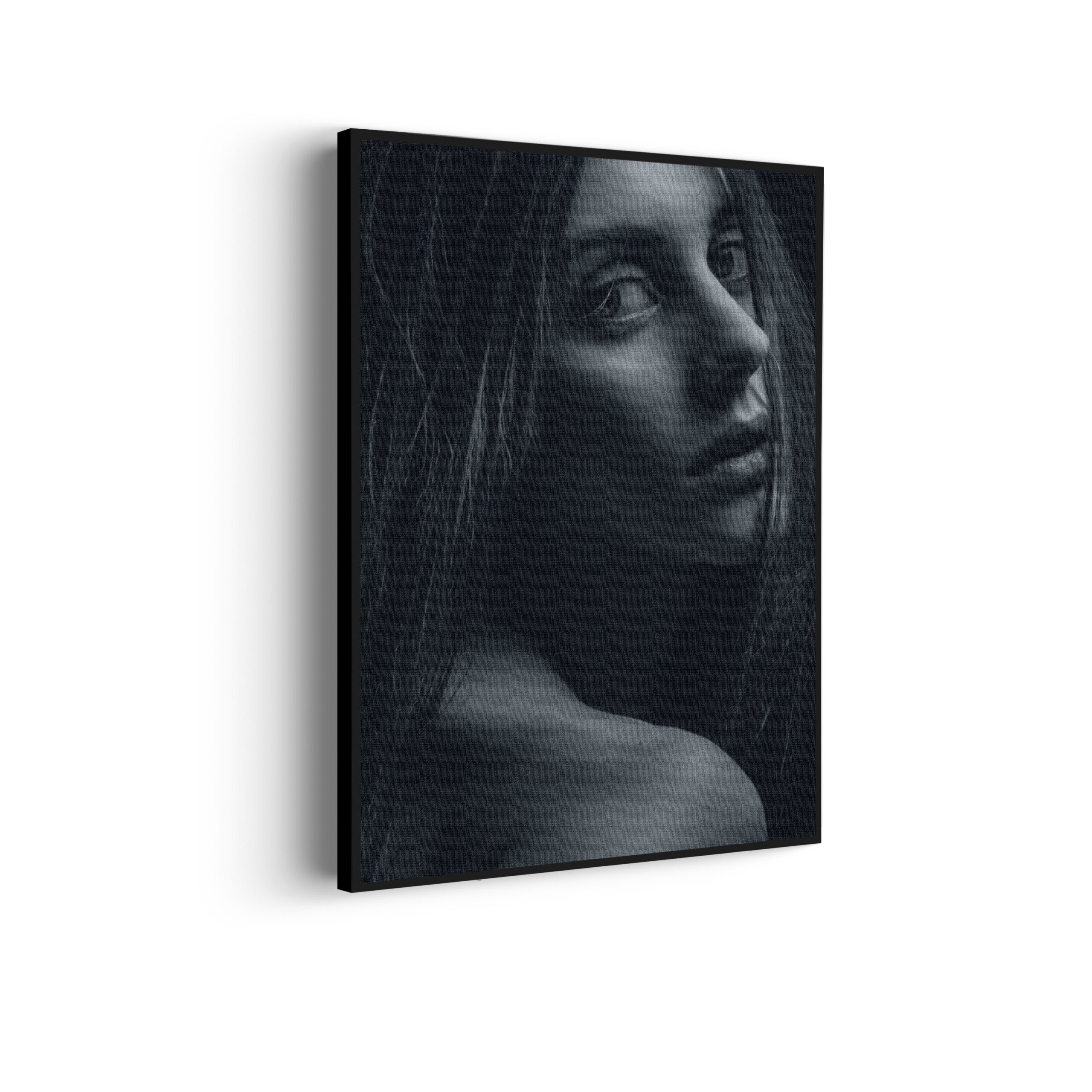 Akoestisch Schilderij Mooie Vrouw in Het Duister Rechthoek Verticaal Template 50 70 verticaal mensen 5 scaled 1