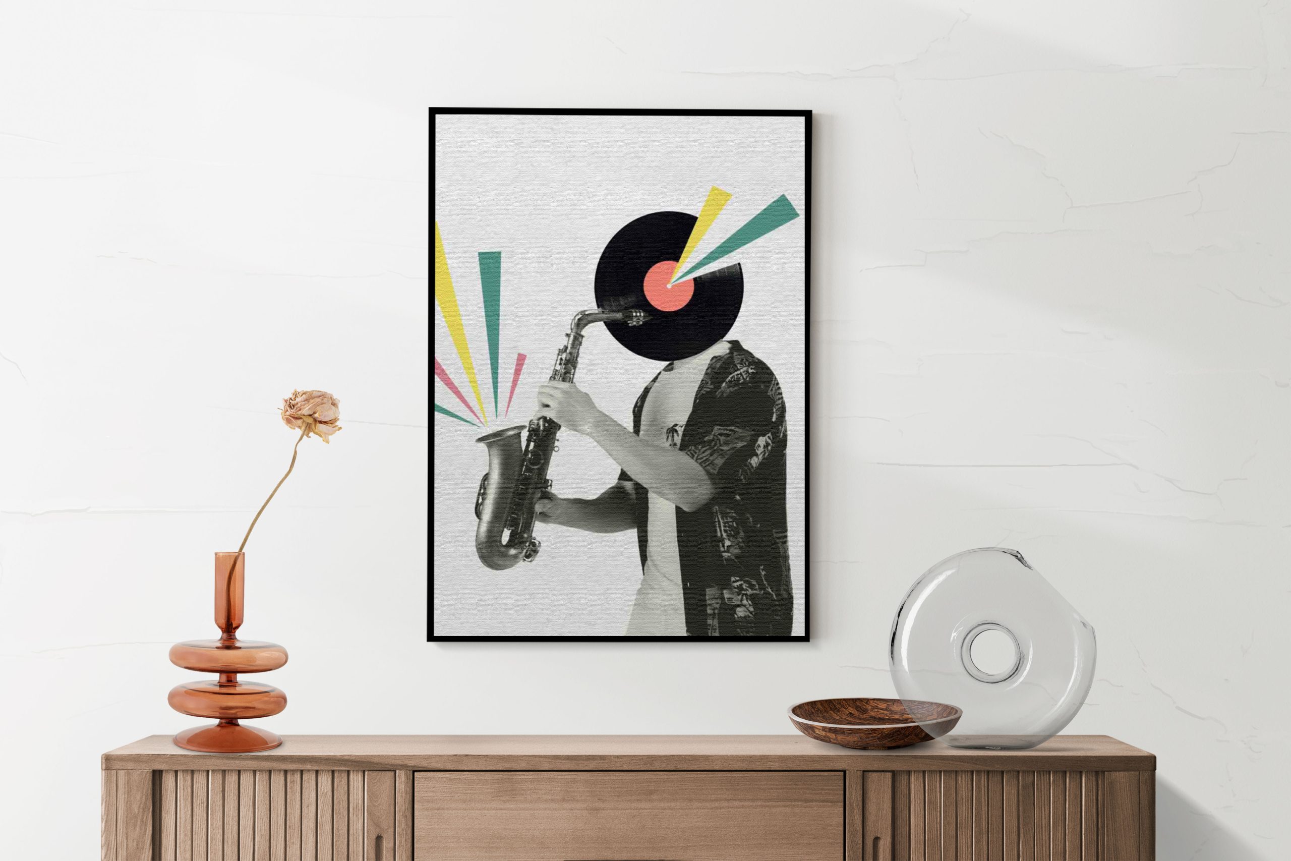 Akoestisch Schilderij Saxofonist Rechthoek Horizontaal Template 50 70 verticaal muziek 11 2 scaled 1