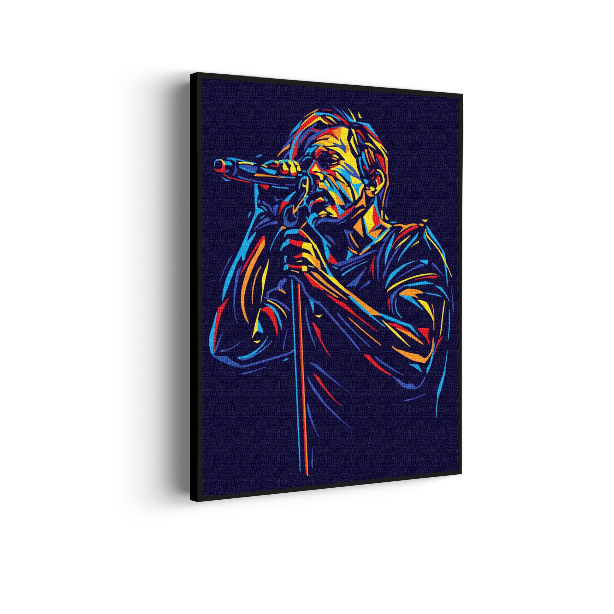 Akoestisch Schilderij Kleurrijke Zanger 02 Rechthoek Verticaal Template 50 70 verticaal muziek 17 scaled 1