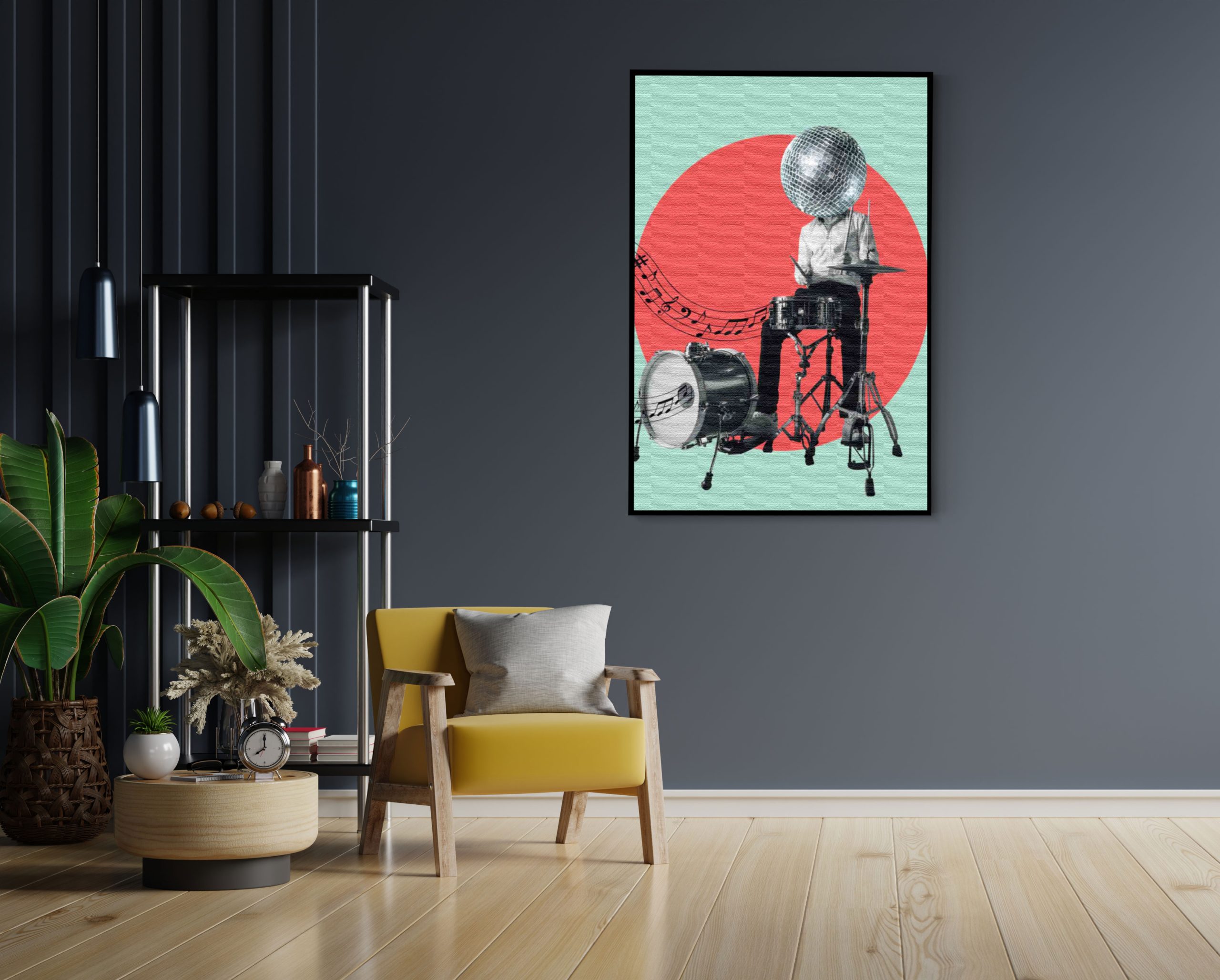 Akoestisch Schilderij Saxofonist Rechthoek Horizontaal Template 50 70 verticaal muziek 9 1 scaled 1