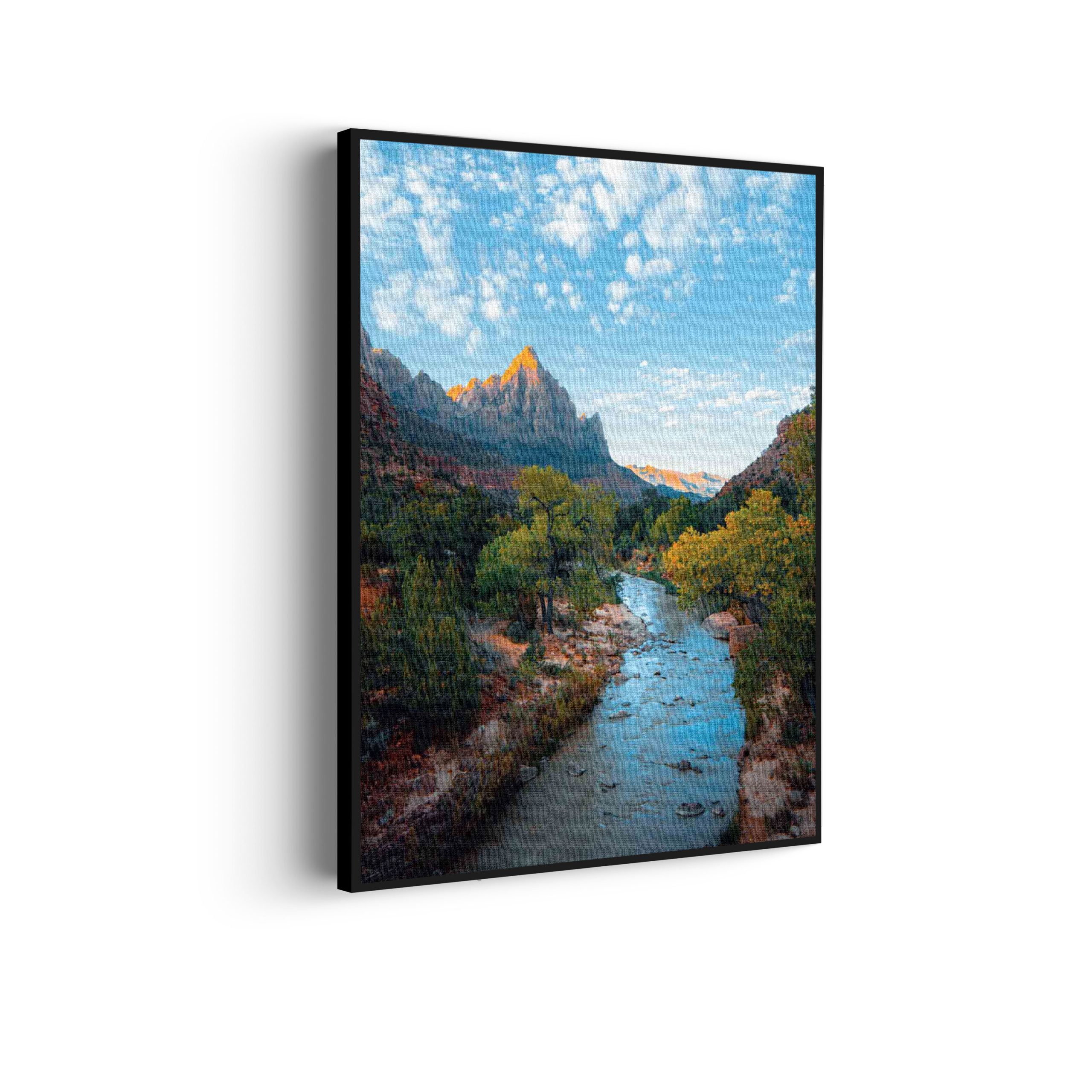 Akoestisch Schilderij De rivier van Zion Rechthoek Verticaal Template 50 70 verticaal natuur 21 scaled 1