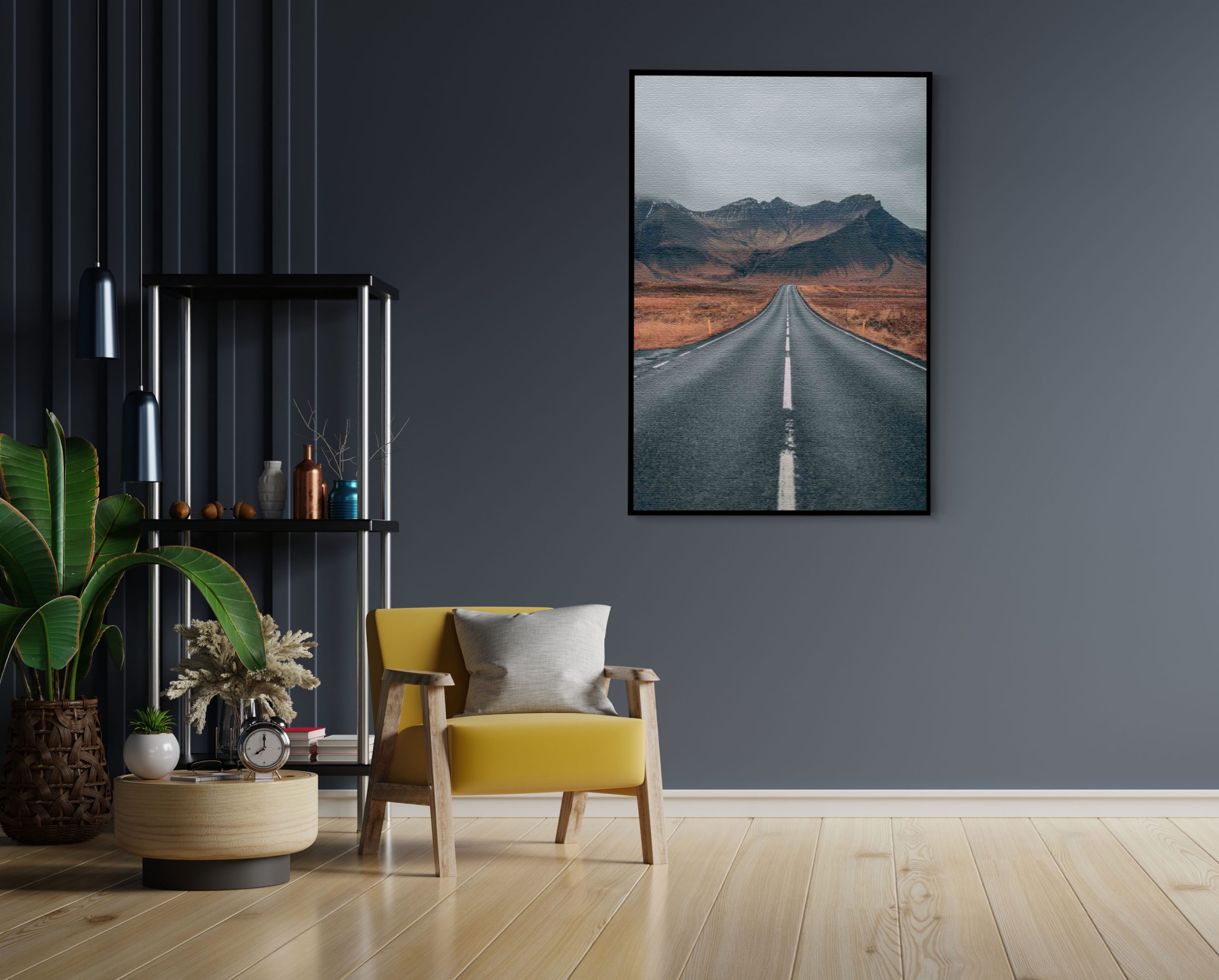 Akoestisch Schilderij De rivier van Zion Rechthoek Verticaal Template 50 70 verticaal natuur 31 1 scaled 1