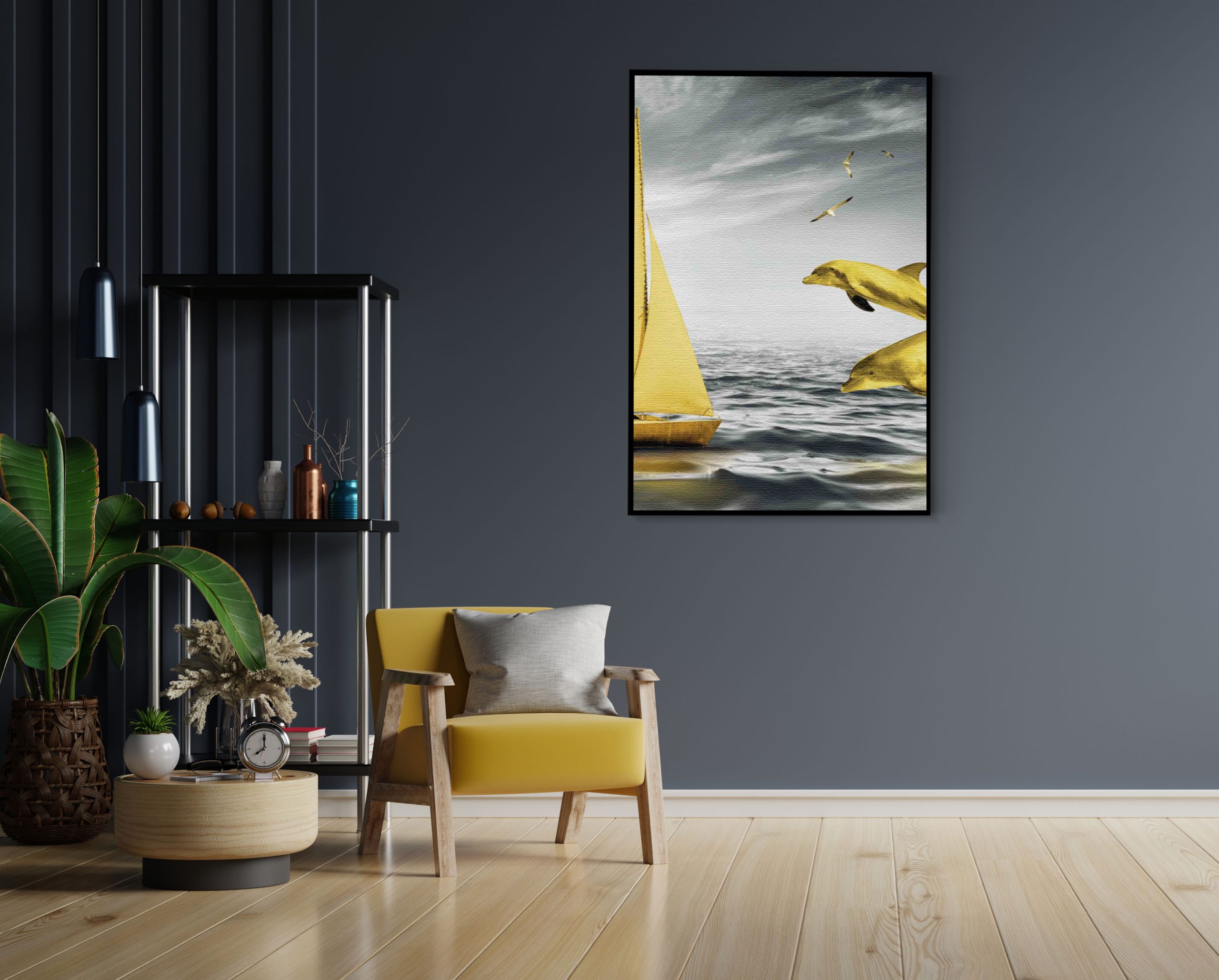 Akoestisch Schilderij De rivier van Zion Rechthoek Verticaal Template 50 70 verticaal natuur 33 1 scaled 1