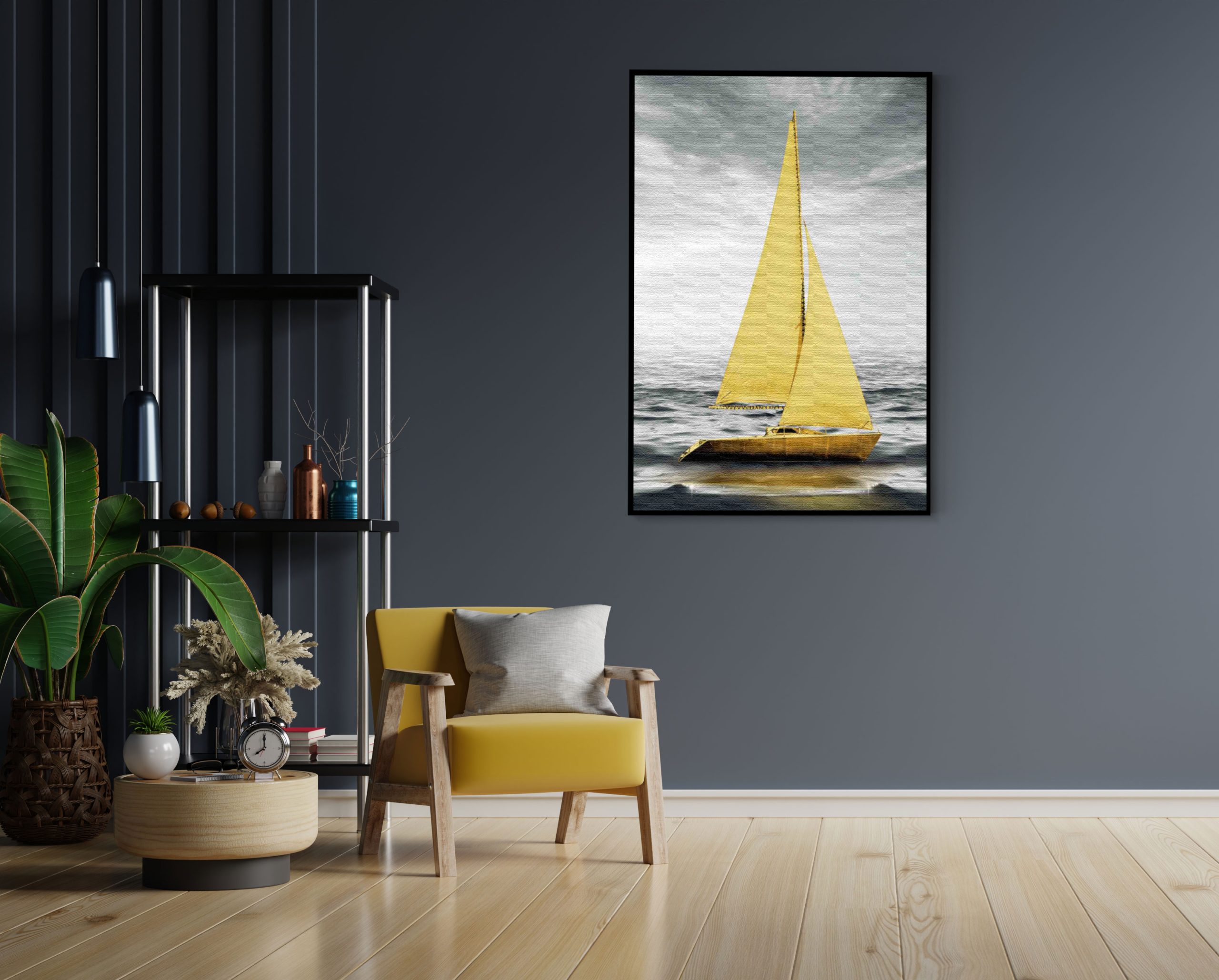 Akoestisch Schilderij De rivier van Zion Rechthoek Verticaal Template 50 70 verticaal natuur 34 1 scaled 1