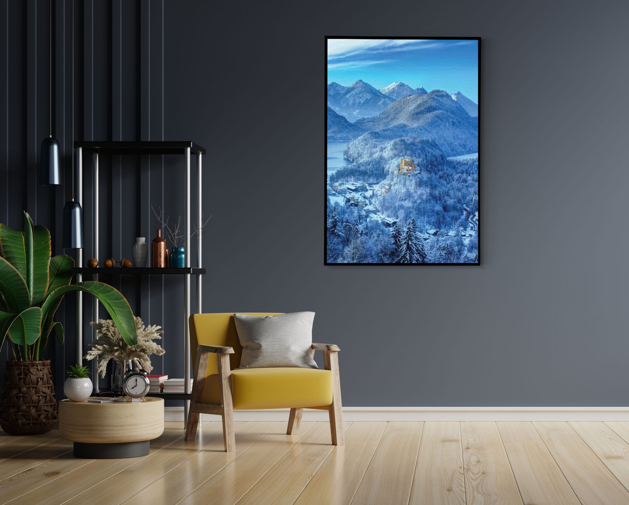 Akoestisch Schilderij De rivier van Zion Rechthoek Verticaal Template 50 70 verticaal natuur 40 1 scaled 1