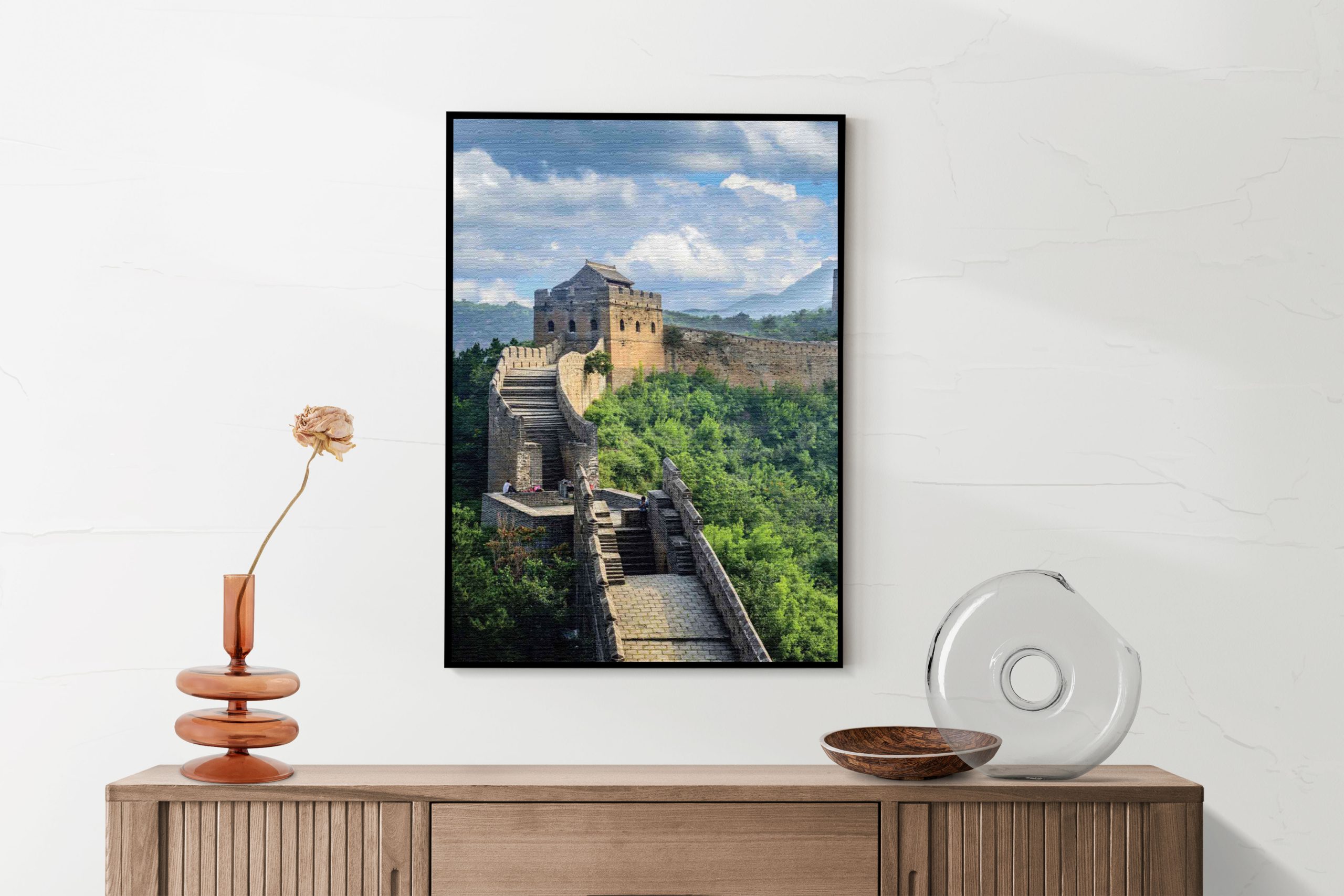 Akoestisch Schilderij De Chinese muur 2 Rechthoek Verticaal Template 50 70 verticaal natuur 51 2 scaled 1