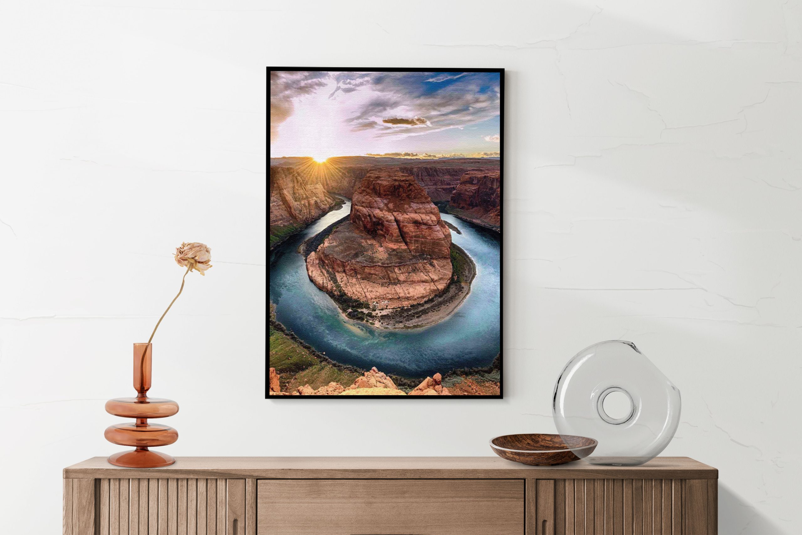 Akoestisch Schilderij Horseshoe bend Rechthoek Verticaal Template 50 70 verticaal natuur 56 2 scaled 1