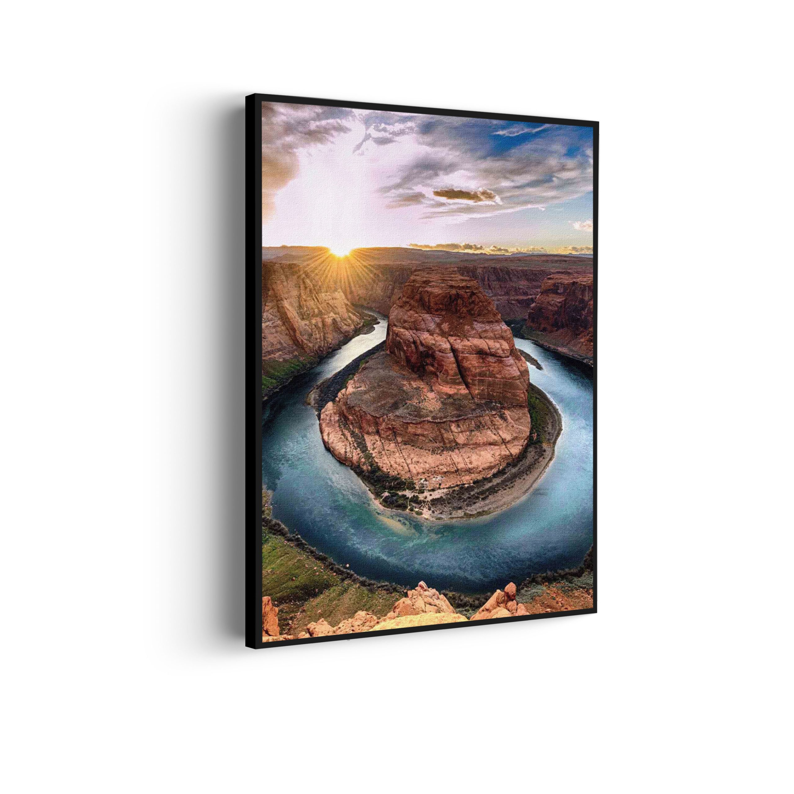 Akoestisch Schilderij Horseshoe bend Rechthoek Verticaal Template 50 70 verticaal natuur 56 scaled 1