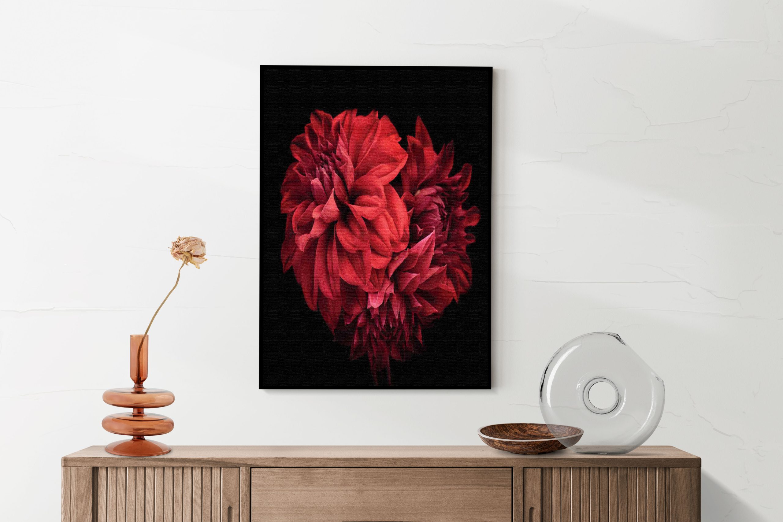 Akoestisch Schilderij Rood Paarse Dahlia Rechthoek Verticaal Template 50 70 verticaal natuur 75 2 scaled 1