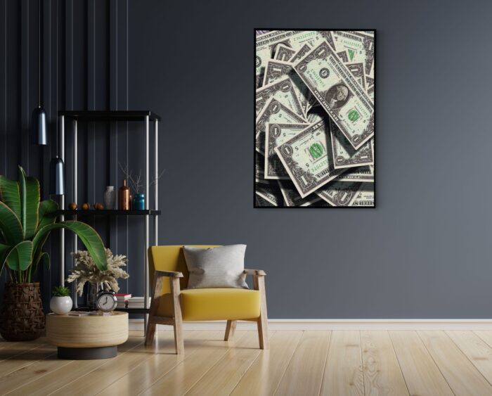 Akoestisch Schilderij Dollars Money George Washington Rechthoek Verticaal Template 50 70 verticaal overig 05 1 scaled 1
