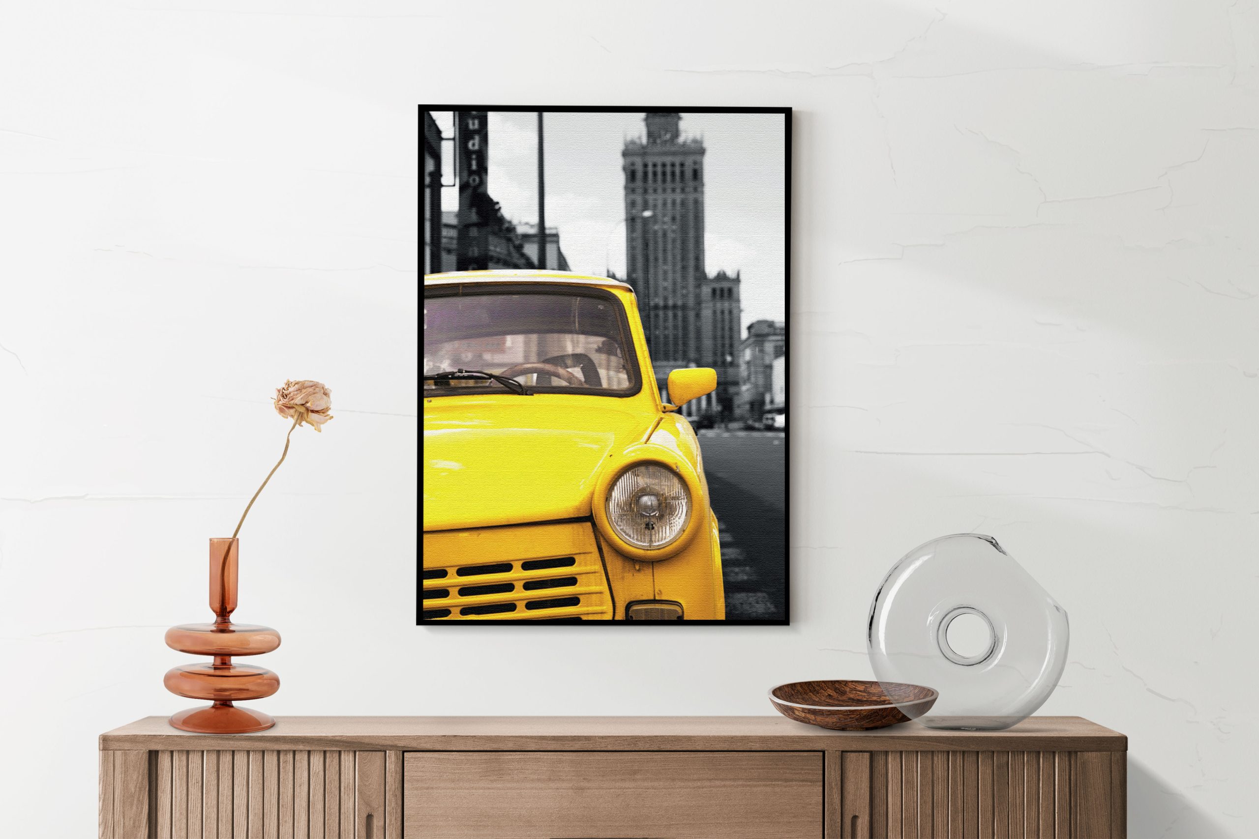 Akoestisch Schilderij Old School Gele Taxi 02 Rechthoek Verticaal Template 50 70 verticaal retro 16 2 scaled 1