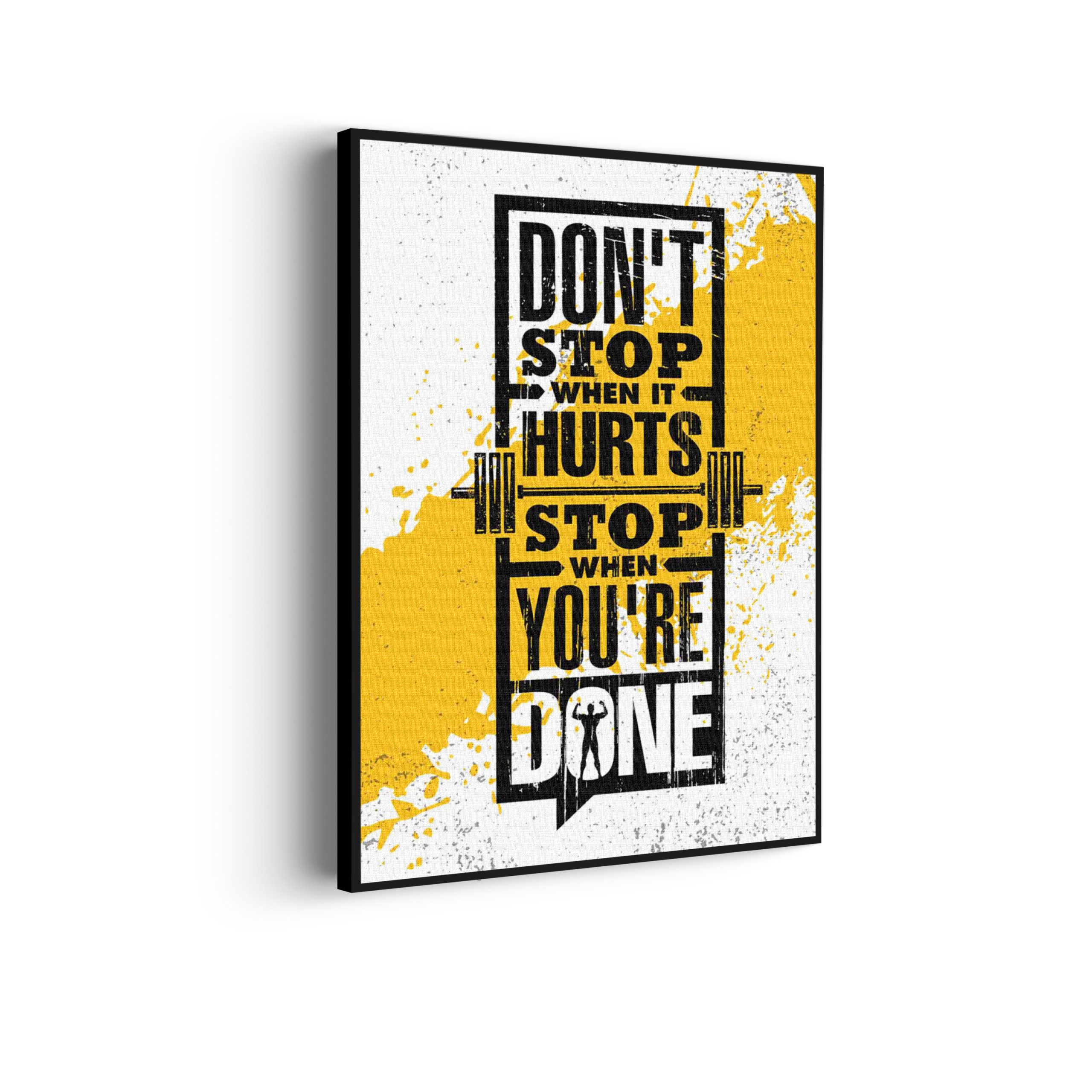 Akoestisch Schilderij Don't Stop When It Hurts, Stop When You're Done Rechthoek Verticaal Template 50 70 verticaal sport 11 scaled 1