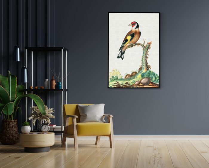 Akoestisch Schilderij Prent Natuur Vogel en Bloemen 15 Rechthoek Verticaal Template 50 70 verticaal vintage 15 1 scaled 1