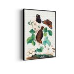 Akoestisch Schilderij Prent Natuur Vogel en Bloemen 03 Rechthoek Verticaal Template 50 70 verticaal vintage 3 scaled 1