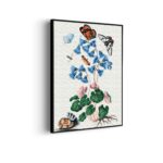 Akoestisch Schilderij Prent Natuur Vogel en Bloemen 04 Rechthoek Verticaal Template 50 70 verticaal vintage 4 scaled 1
