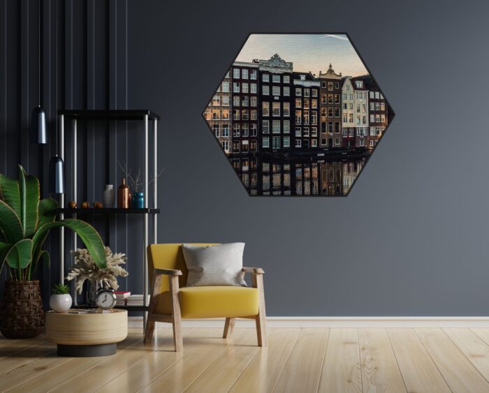 Akoestisch Schilderij Aan die Amsterdamse Gracht Hexagon Template Hexagon Steden 33 2 scaled 1