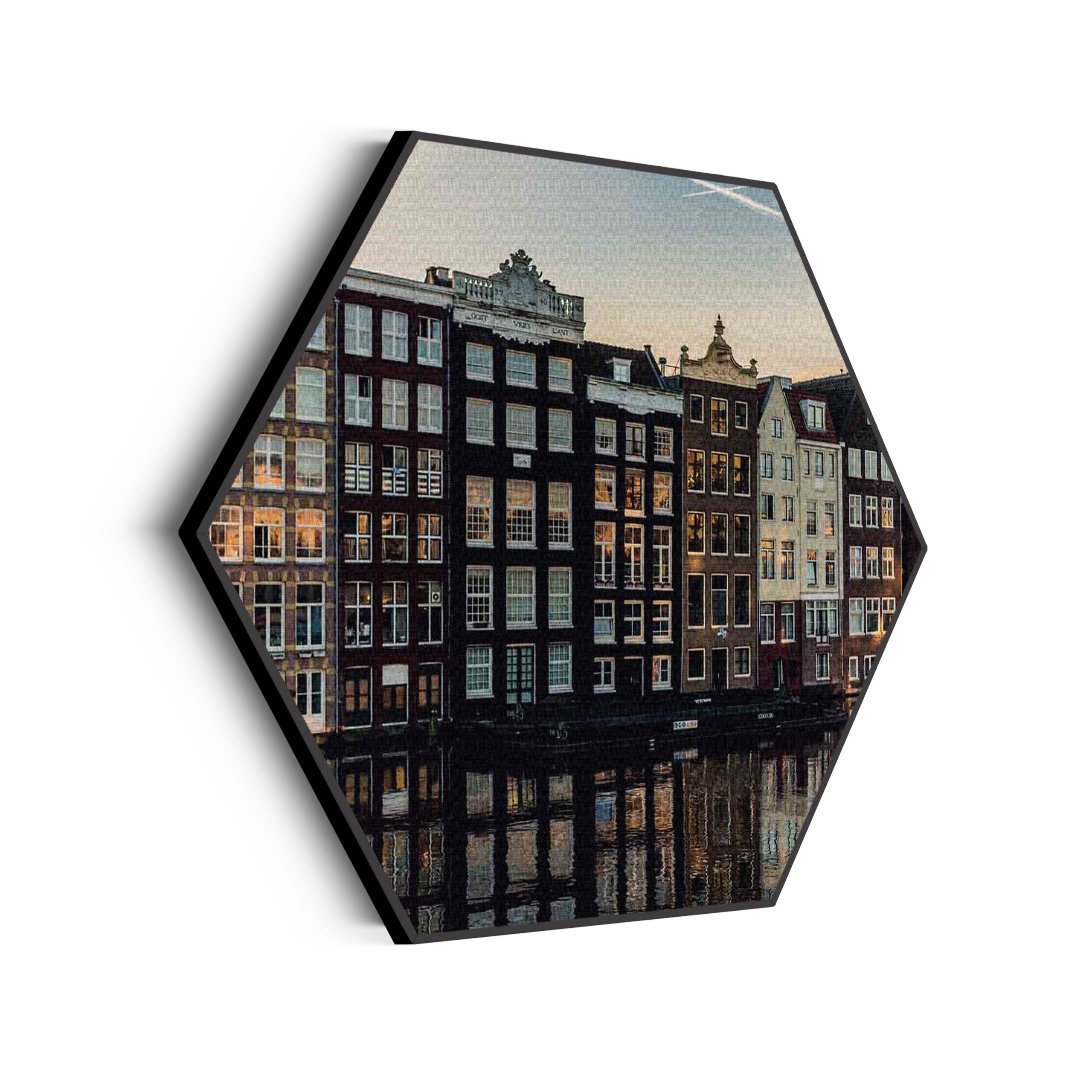 Akoestisch Schilderij Aan die Amsterdamse Gracht Hexagon Template Hexagon Steden 33 scaled 1