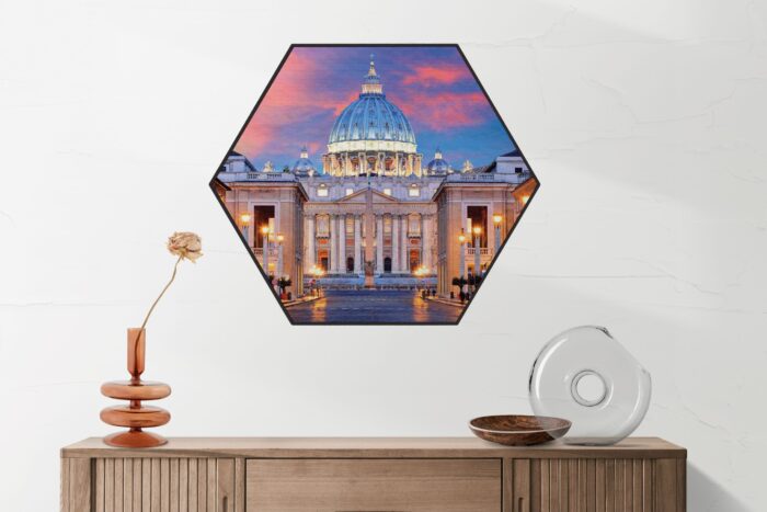 Akoestisch Schilderij Het Vaticaan Hexagon Template Hexagon Steden 56 1 scaled 1