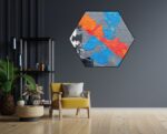 Akoestisch Schilderij De Schattige Vosjes Hexagon Template Hexagon abstract 118 1 scaled 1