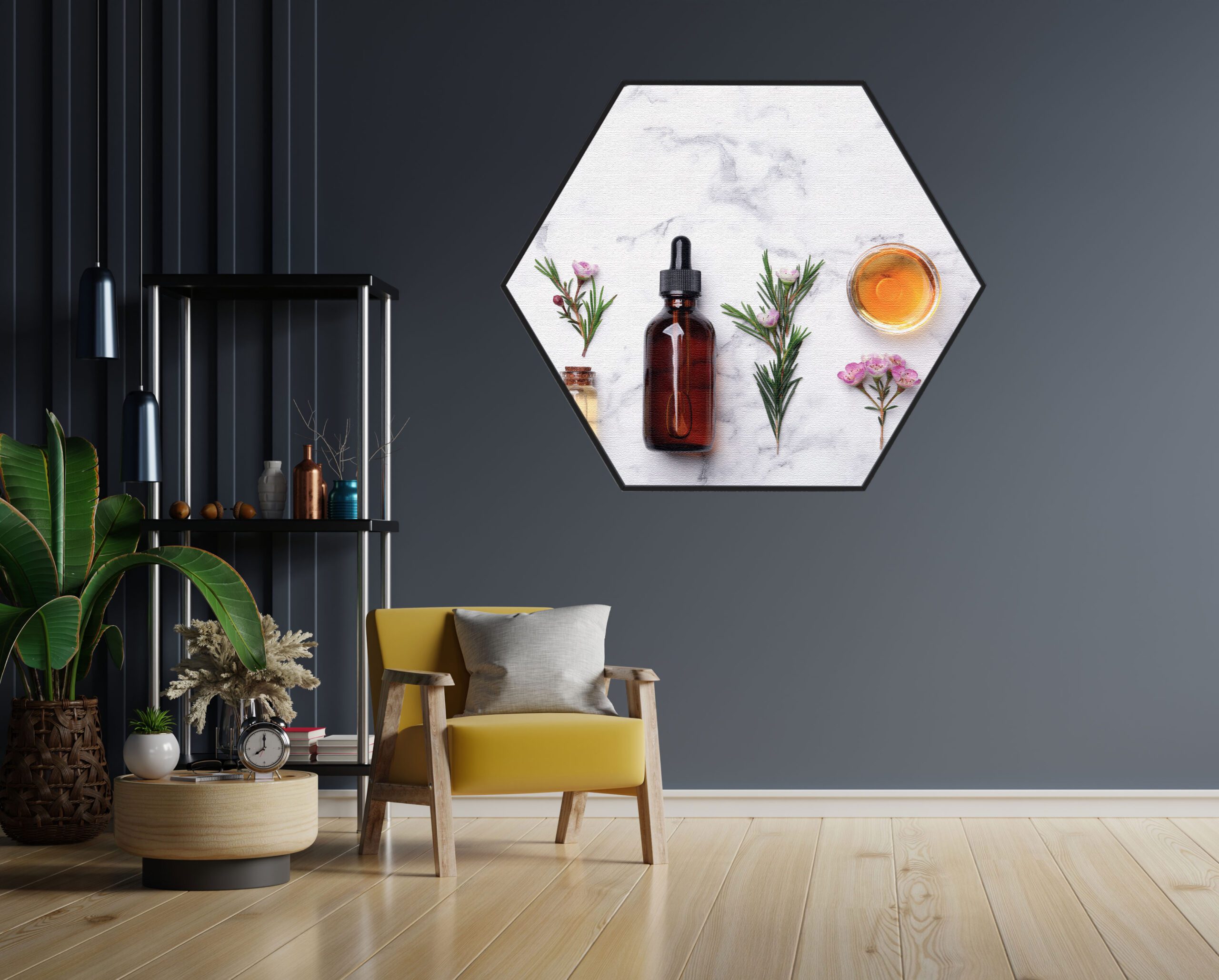 Akoestisch Schilderij Beautysalon Marmer Hexagon Template Hexagon beauty 11 1 scaled 1