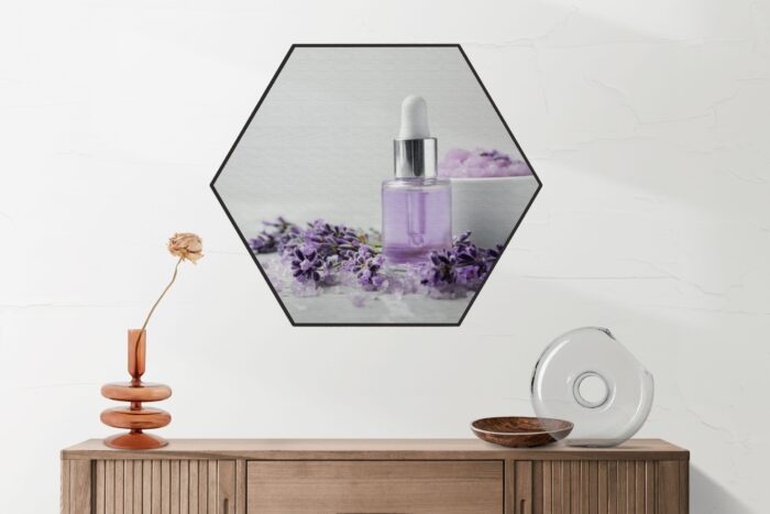 Akoestisch Schilderij Beautysalon Lavendel Marmer 02 Hexagon Template Hexagon beauty 14 1 1 scaled 1