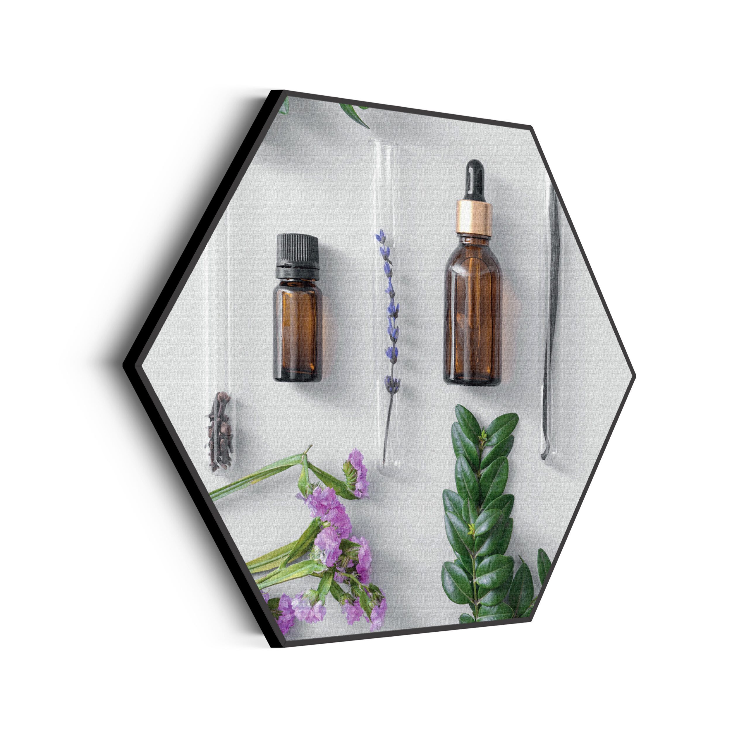 Akoestisch Schilderij Beautysalon Planten Marmer Hexagon Template Hexagon beauty 15 scaled 1