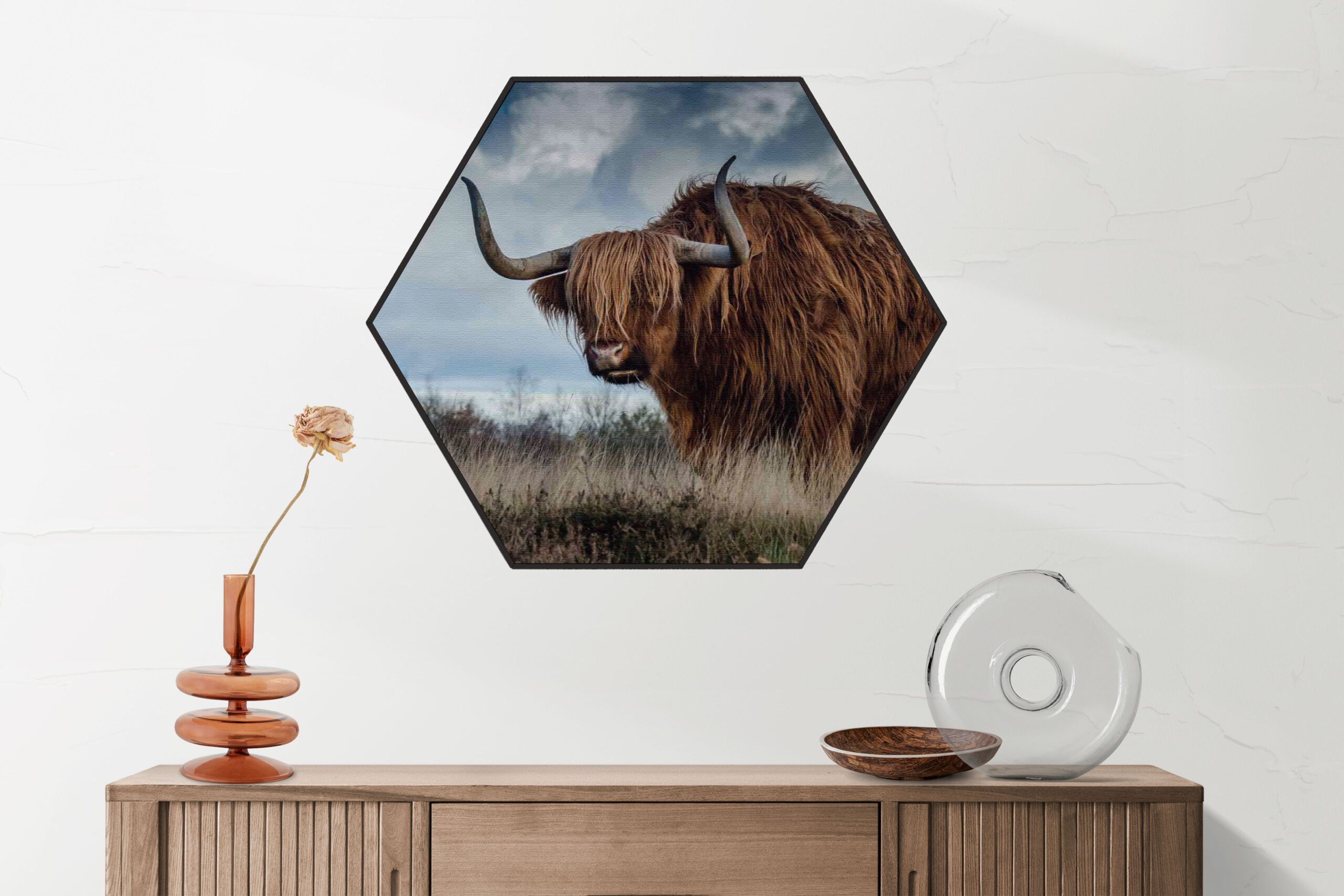 Akoestisch Schilderij Springende Dolfijnen Goud 01 Hexagon Template Hexagon dieren 18 2 scaled 1