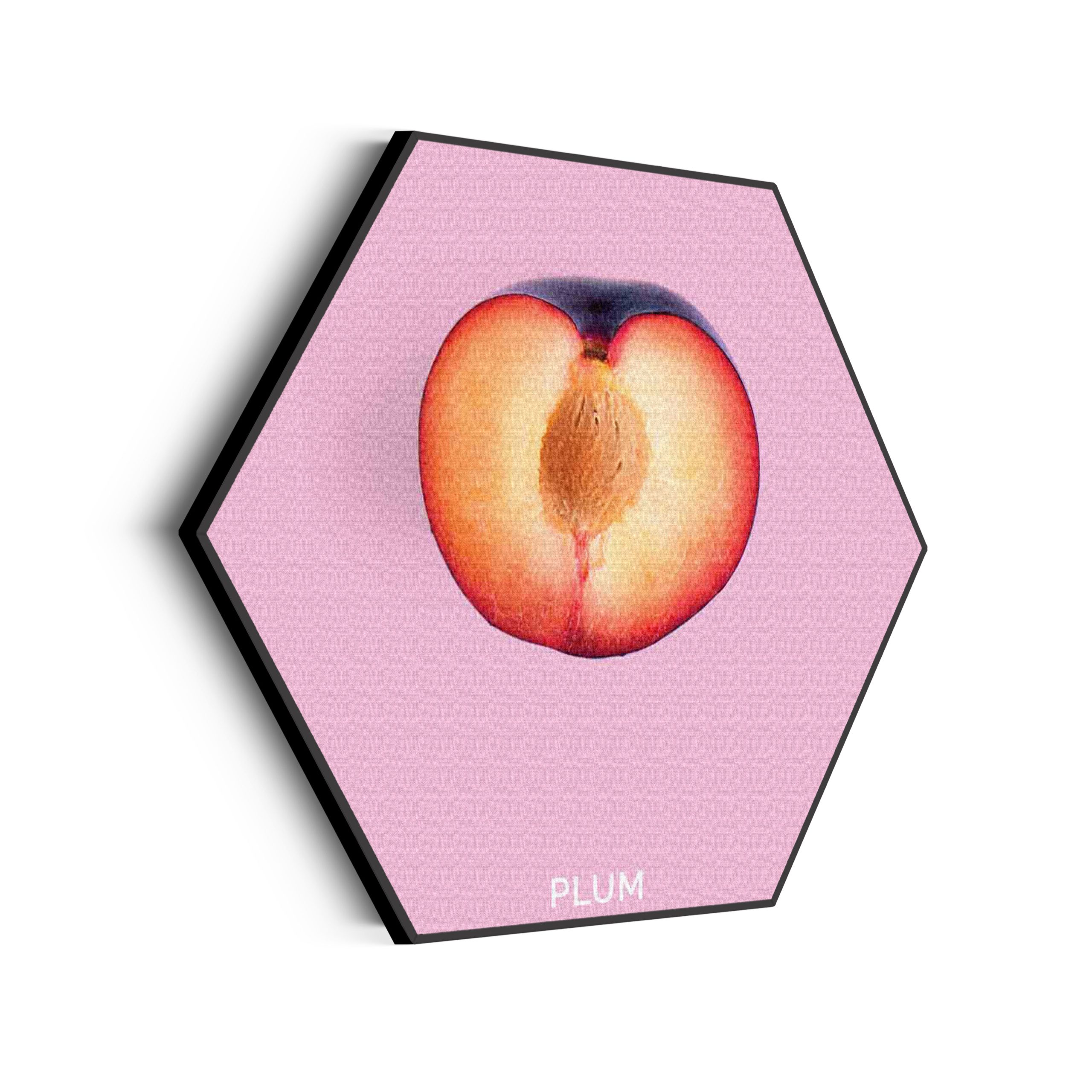 Akoestisch Schilderij Plum Pruim Paars Hexagon Template Hexagon eten en drinken 10 scaled 1