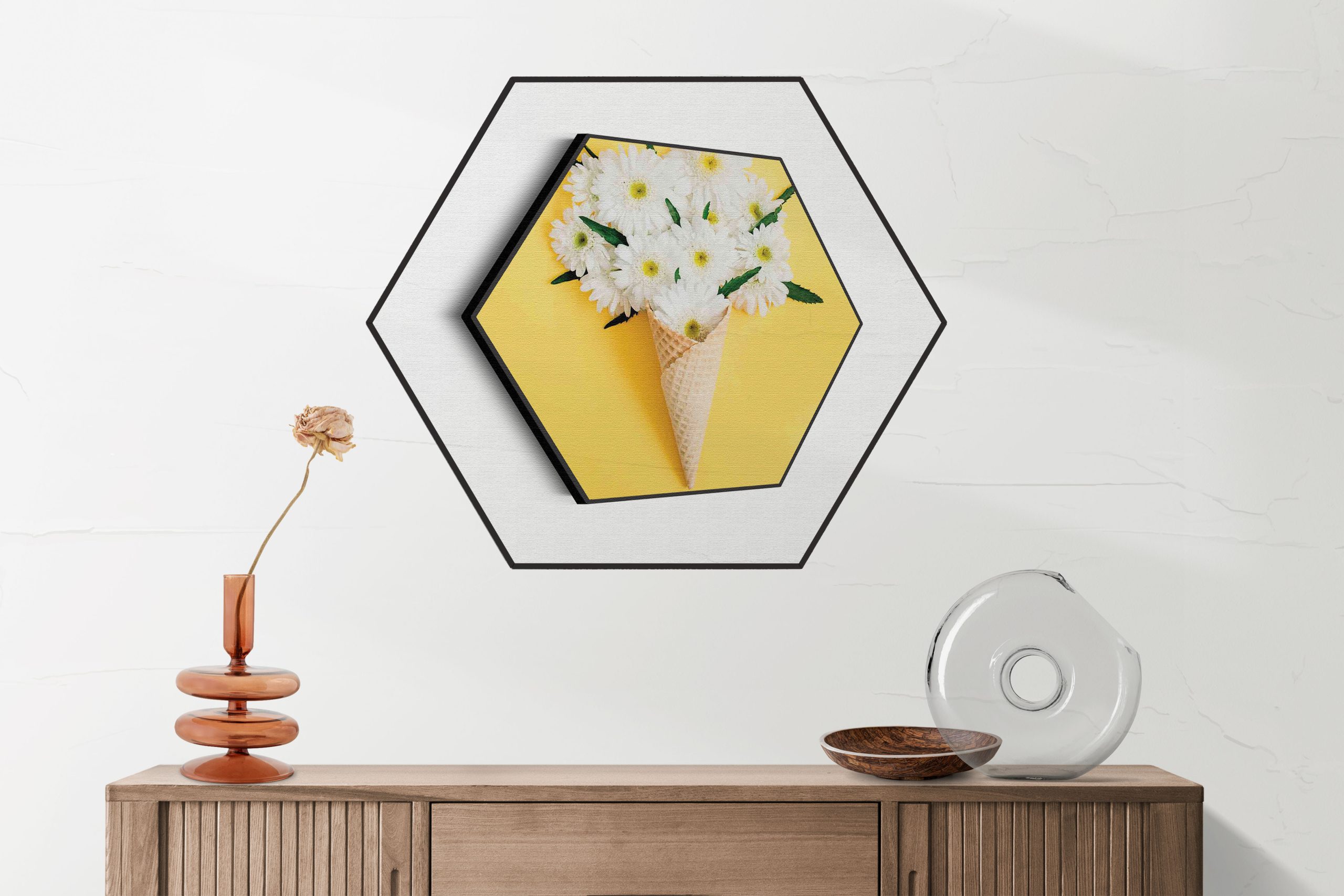 Akoestisch Schilderij Koffie Love Hexagon Template Hexagon eten en drinken 15 2 scaled 1