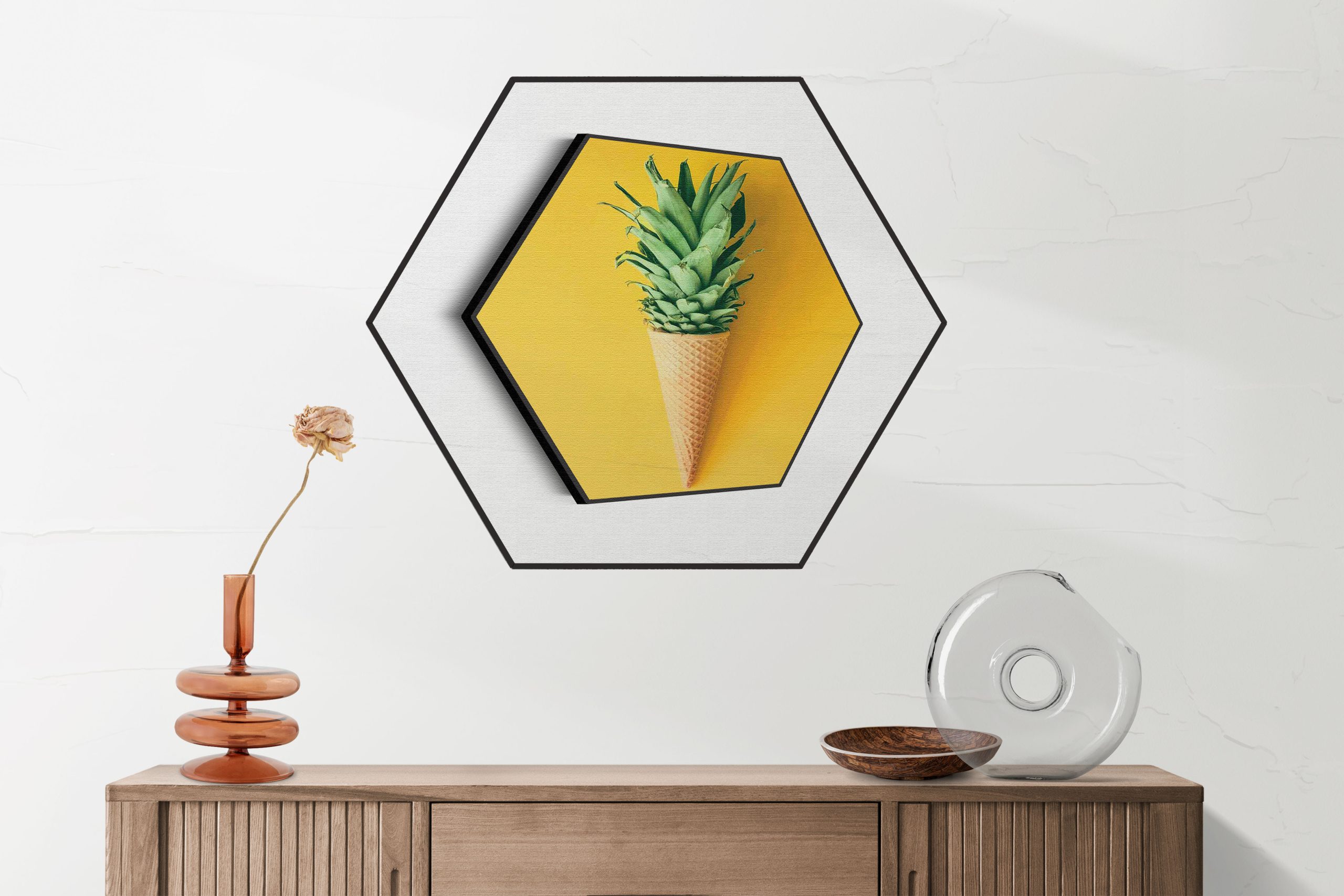 Akoestisch Schilderij Koffie Love Hexagon Template Hexagon eten en drinken 16 2 scaled 1