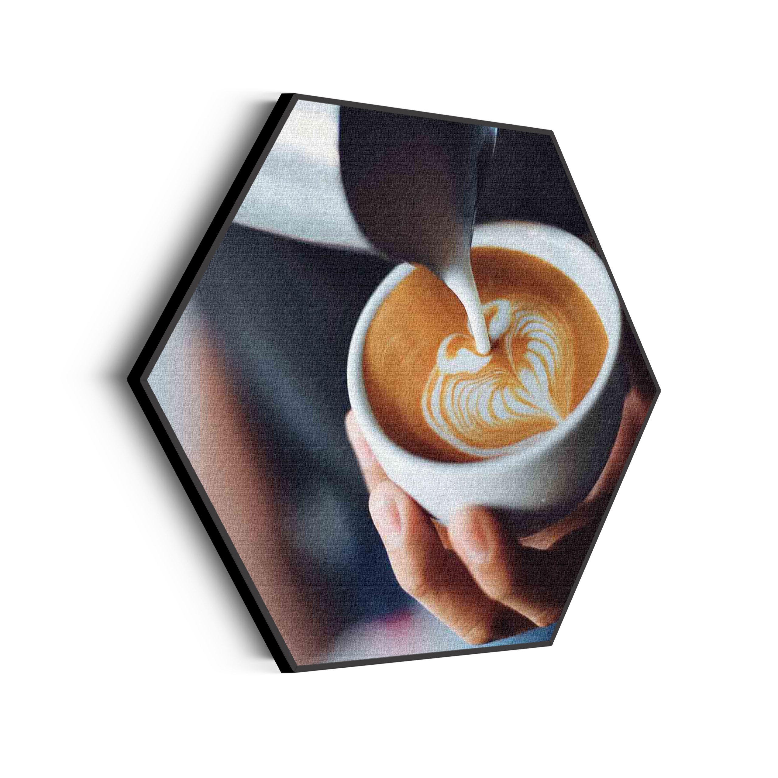 Akoestisch Schilderij Koffie Love Hexagon Template Hexagon eten en drinken 20 scaled 1