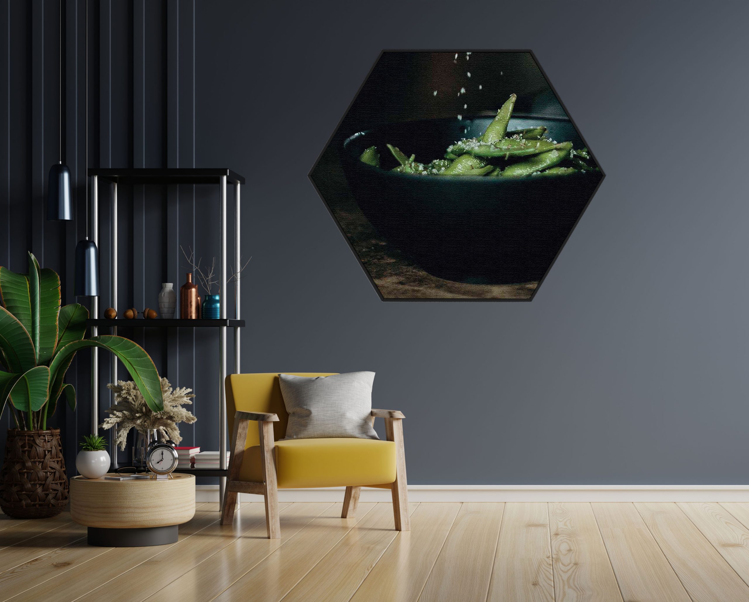 Akoestisch Schilderij Koffie Love Hexagon Template Hexagon eten en drinken 21 1 scaled 1