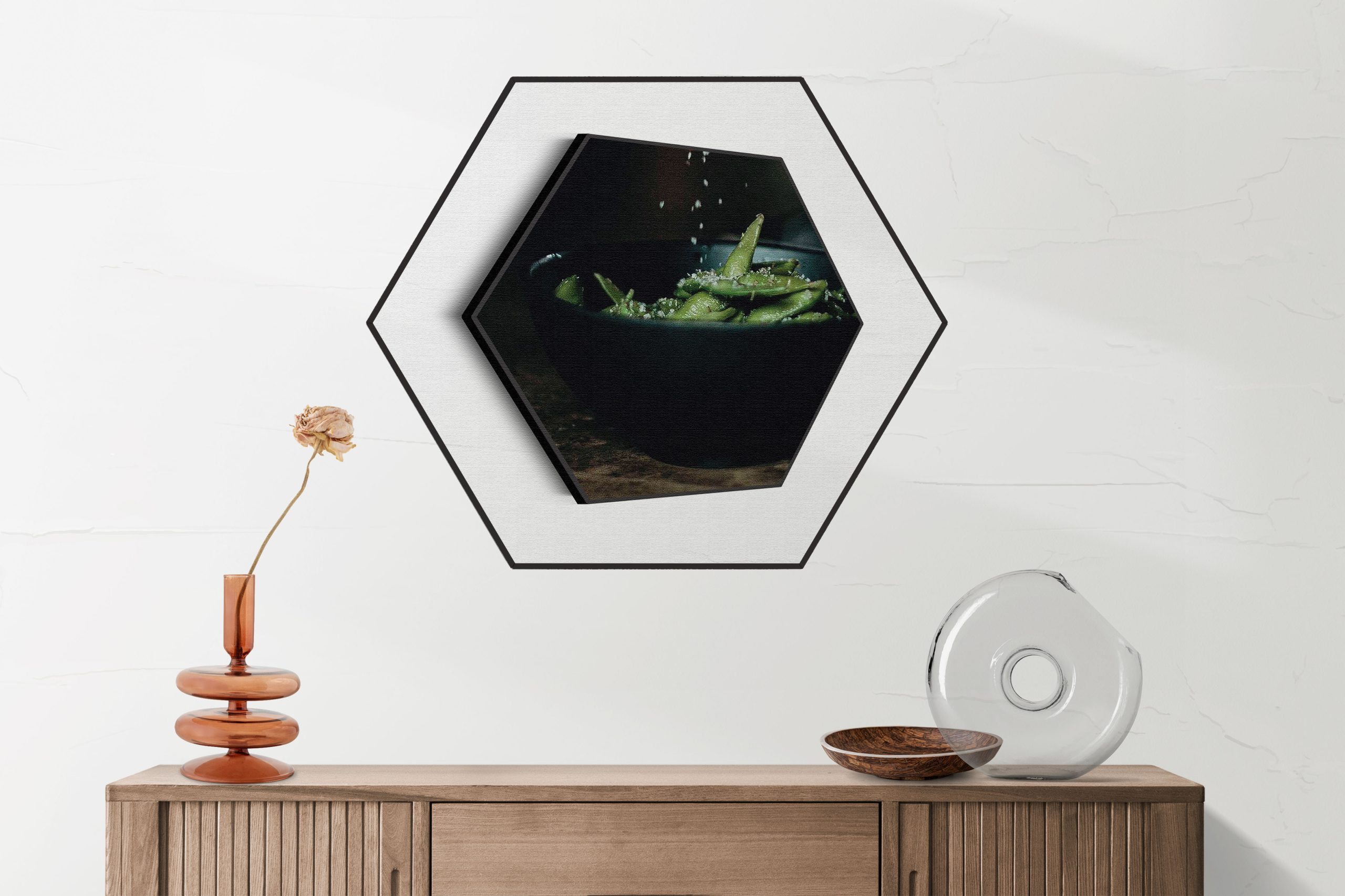 Akoestisch Schilderij Koffie Love Hexagon Template Hexagon eten en drinken 21 2 scaled 1