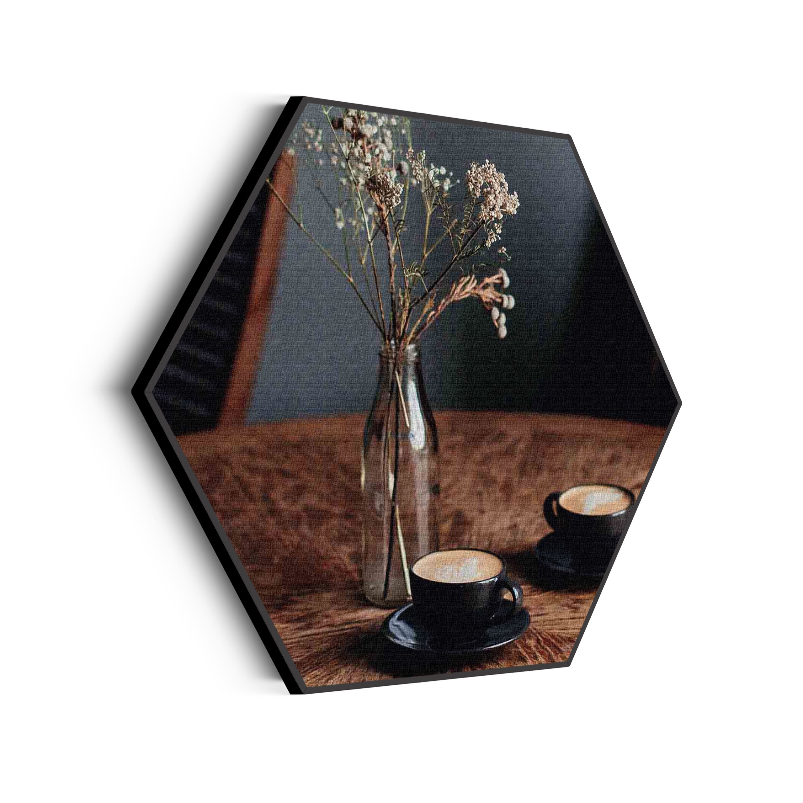 Akoestisch Schilderij Koffie Love Hexagon Template Hexagon eten en drinken 27 scaled 1