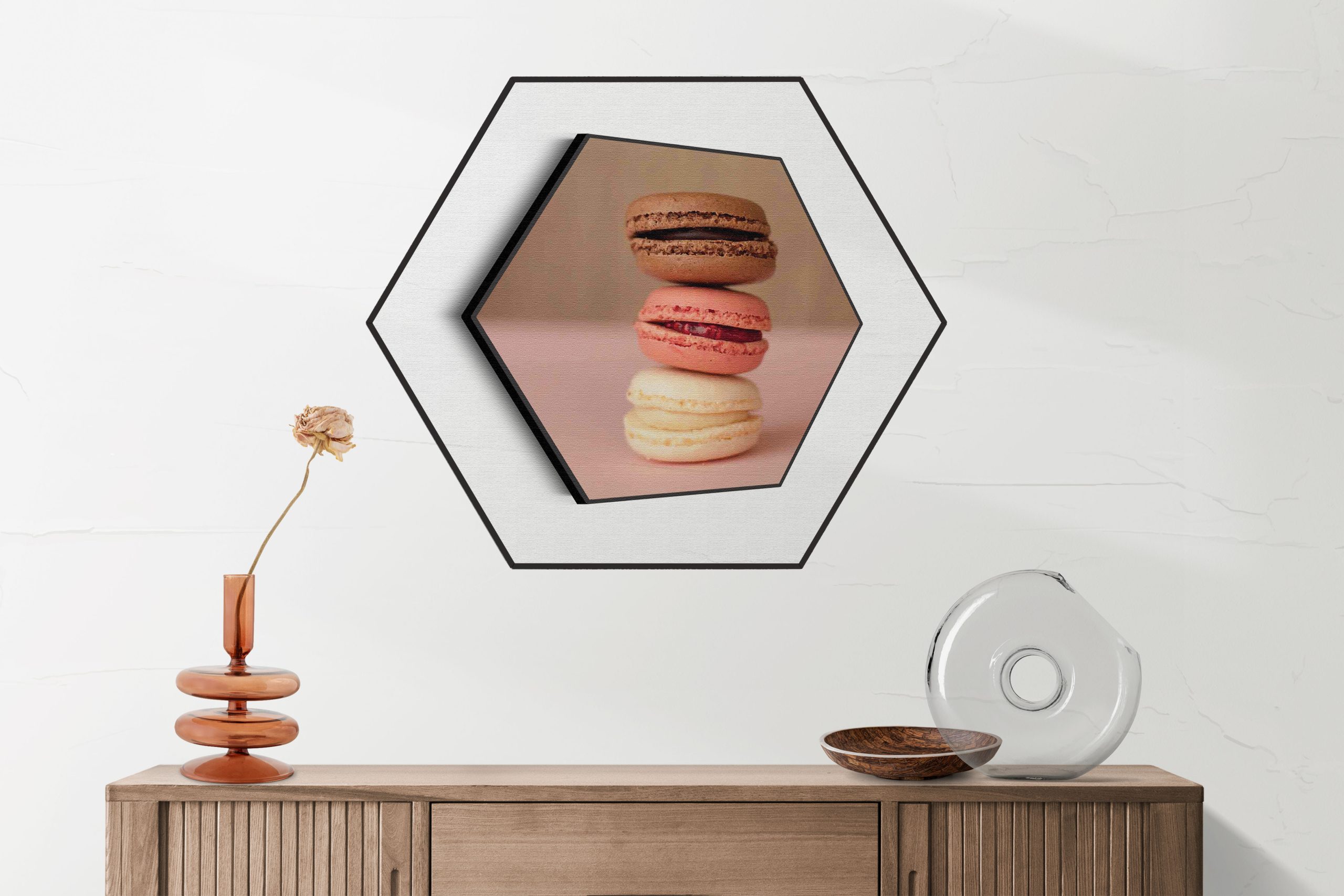 Akoestisch Schilderij Koffie Love Hexagon Template Hexagon eten en drinken 28 2 scaled 1