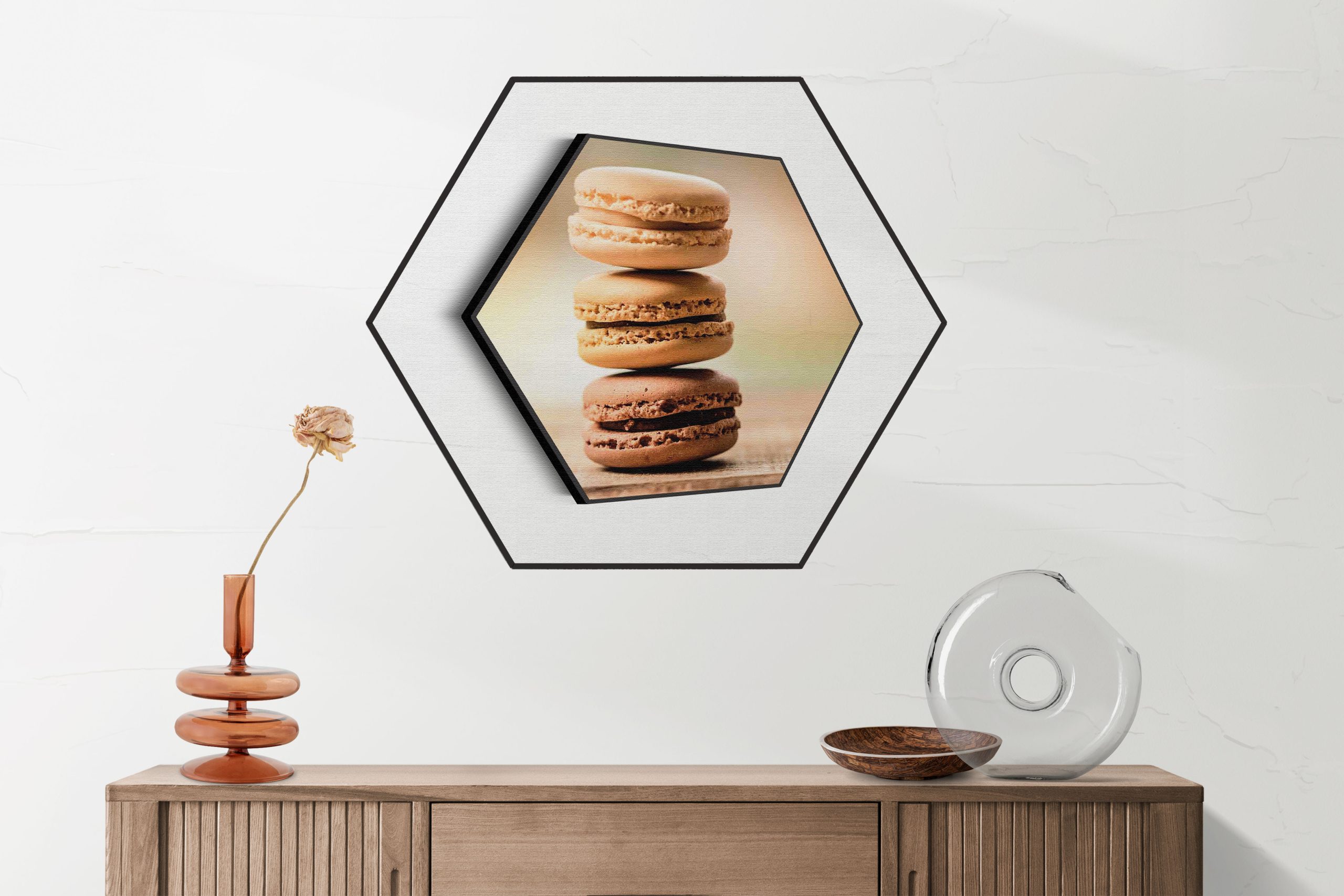 Akoestisch Schilderij Koffie Love Hexagon Template Hexagon eten en drinken 31 2 scaled 1