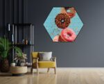 Akoestisch Schilderij Donuts Hexagon Template Hexagon eten en drinken 48 1 scaled 1