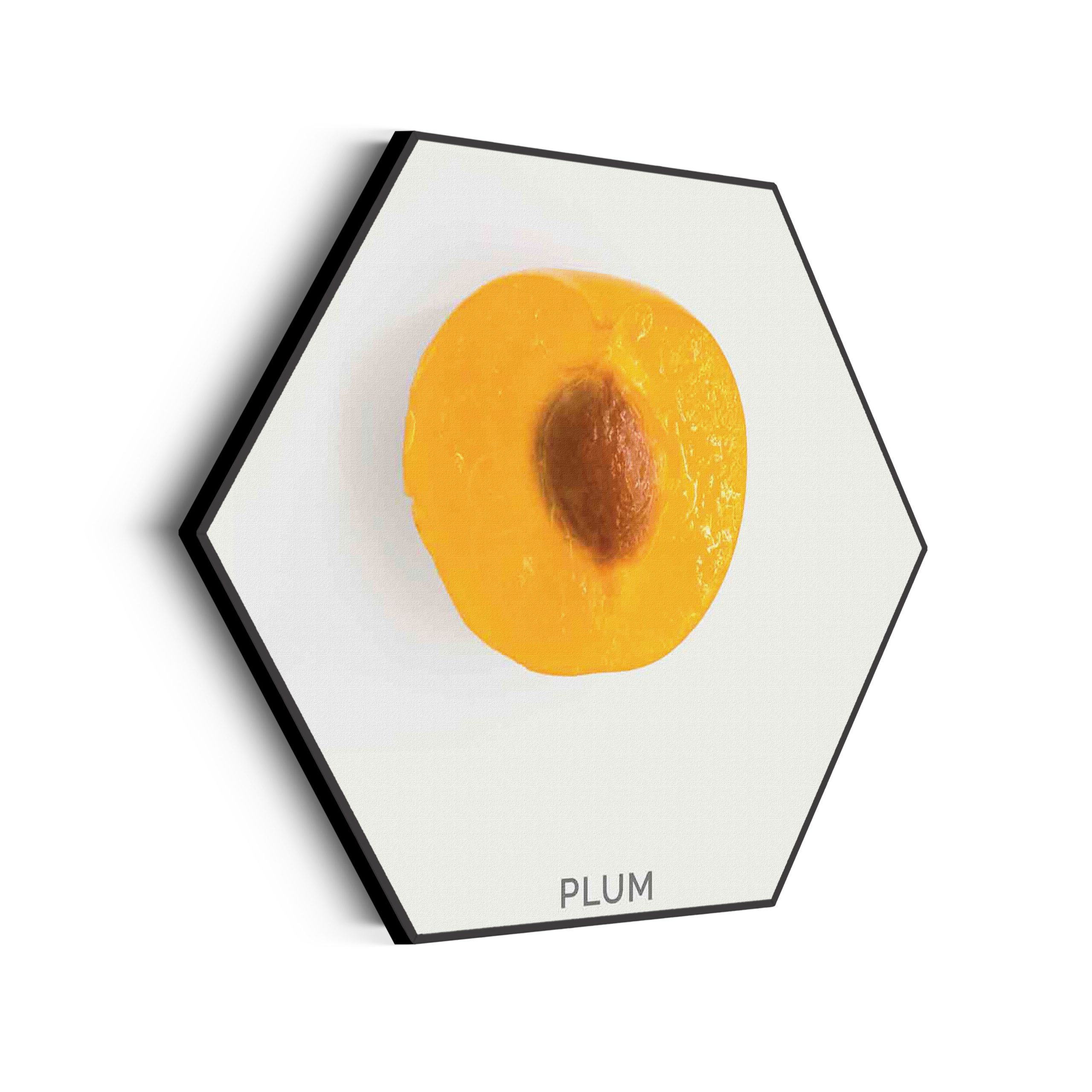 Akoestisch Schilderij Plum Pruim Oranje Hexagon Template Hexagon eten en drinken 9 scaled 1