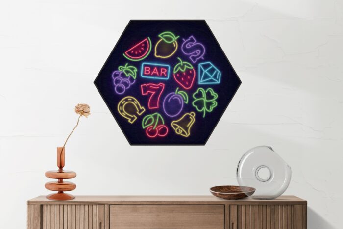 Akoestisch Schilderij Game Slot Iconen Hexagon Template Hexagon gaming en spel 1 1 1 scaled 1