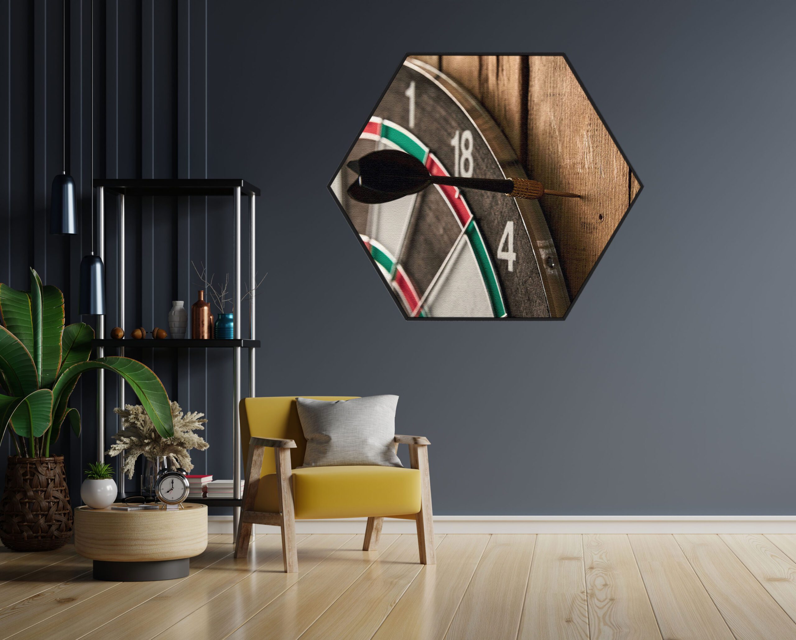 Akoestisch Schilderij Dartbord Hexagon Template Hexagon gaming en spel 20 1 scaled 1