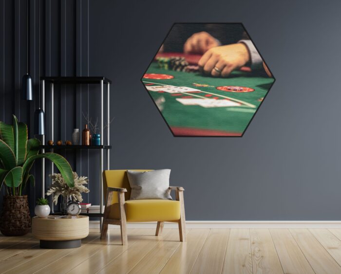 Akoestisch Schilderij Poker Hexagon Template Hexagon gaming en spel 3 1 scaled 1