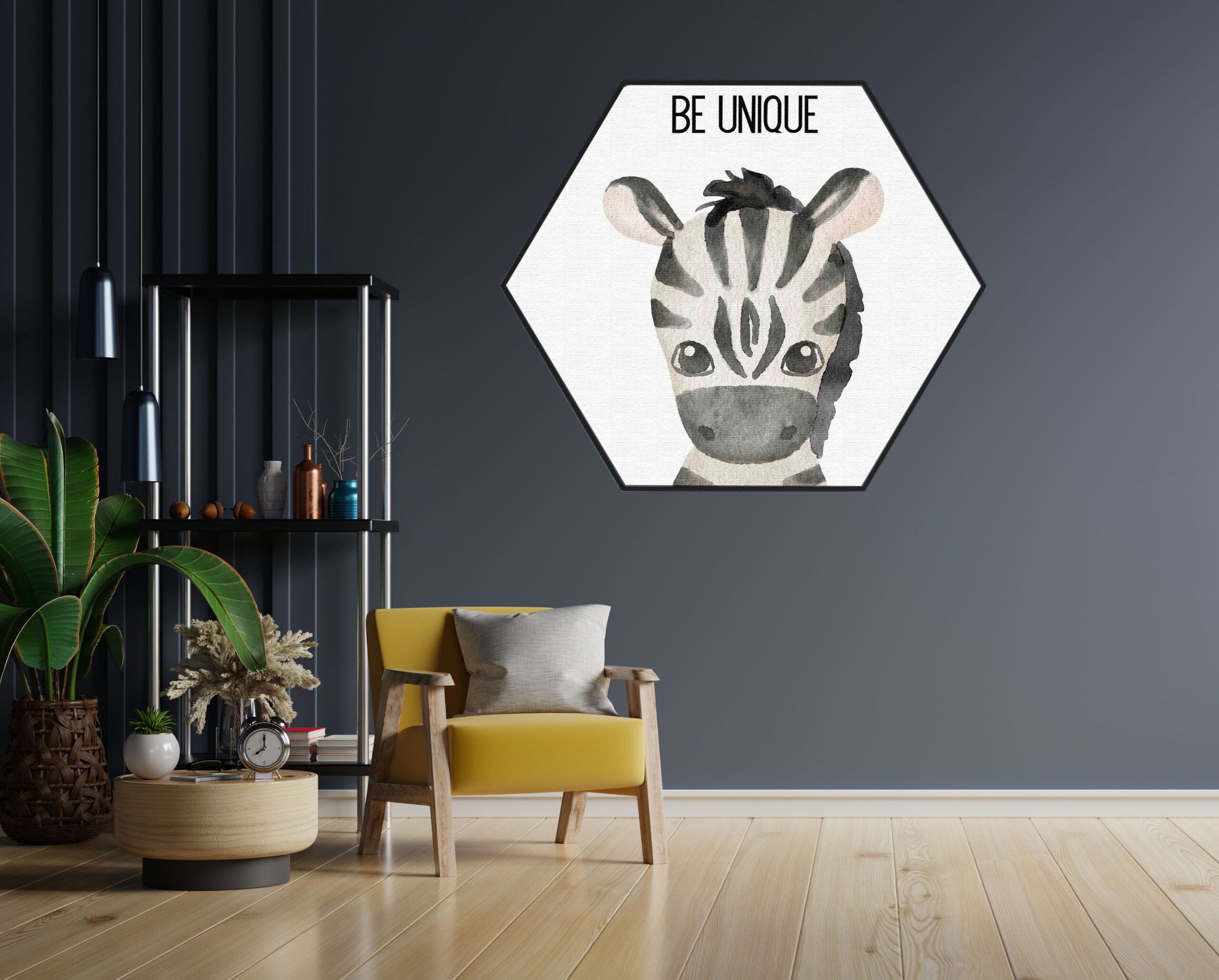 Akoestisch Schilderij Be Unique zebrapaardje Hexagon Template Hexagon kinderen 13 1 scaled 1