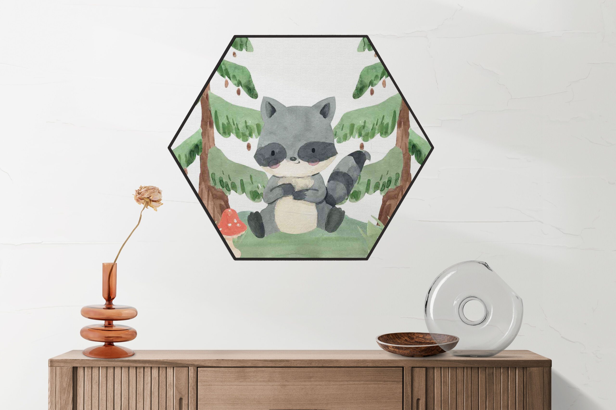 Akoestisch Schilderij Het Stinkdiertje Hexagon Template Hexagon kinderen 2 1 1 scaled 1