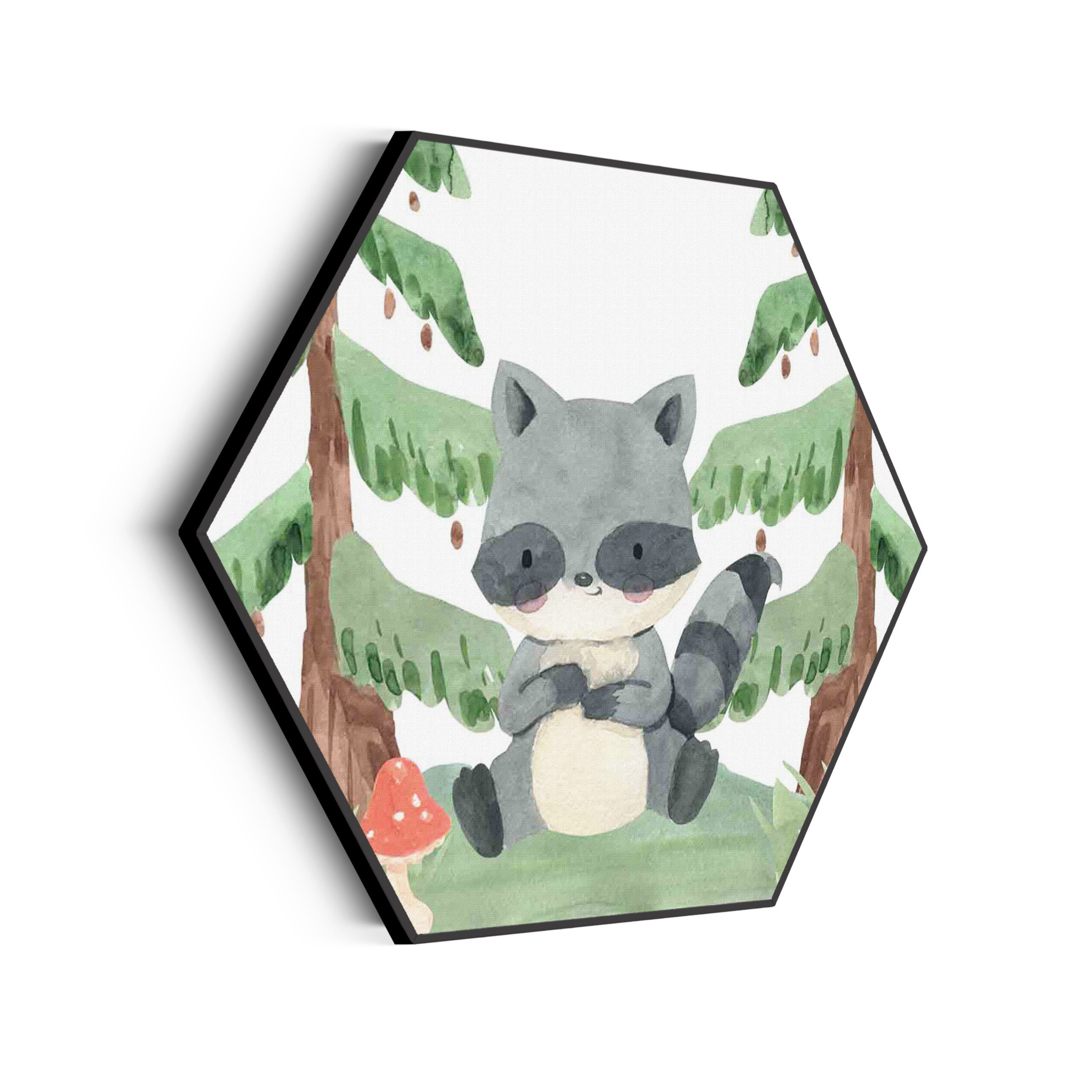 Akoestisch Schilderij Het Stinkdiertje Hexagon Template Hexagon kinderen 2 scaled 1