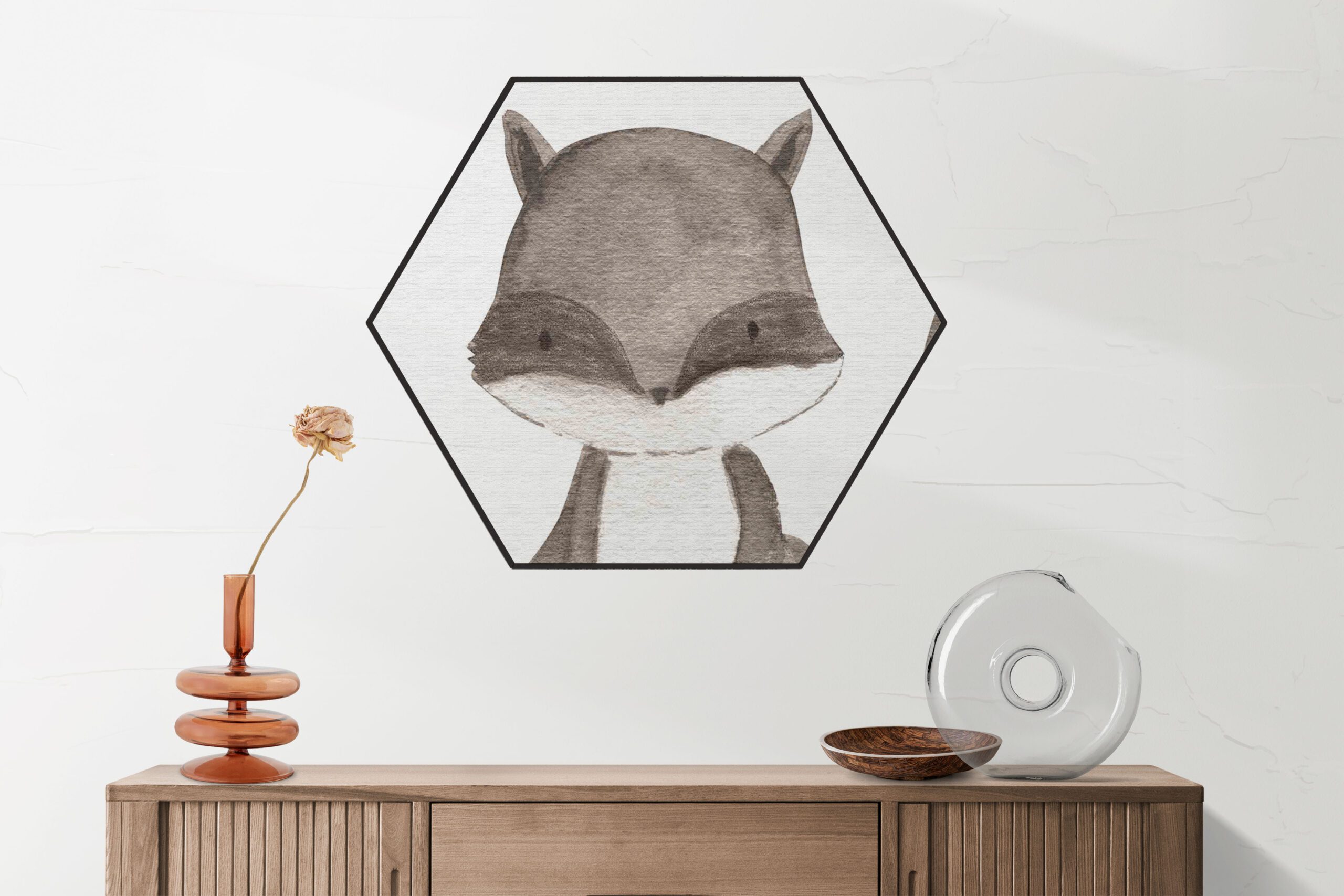 Akoestisch Schilderij De Schuwe Vos Hexagon Template Hexagon kinderen 32 1 1 scaled 1