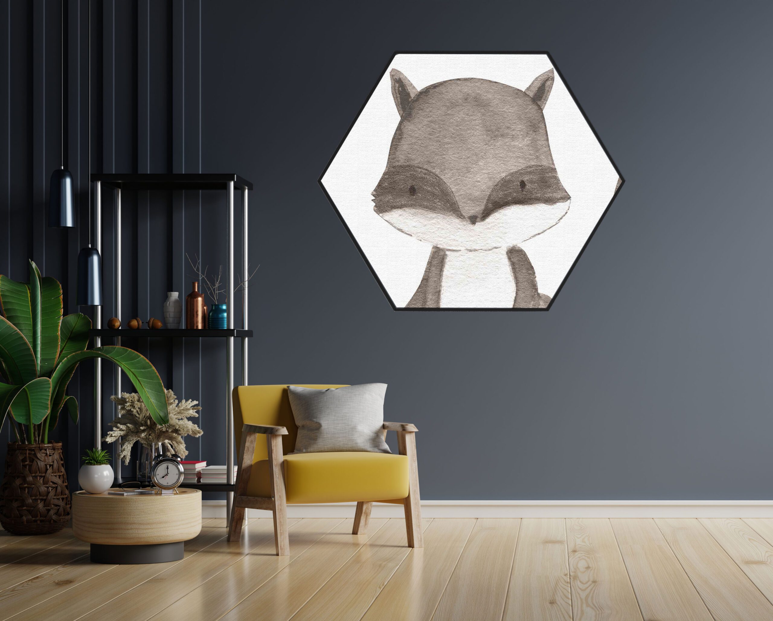 Akoestisch Schilderij De Schuwe Vos Hexagon Template Hexagon kinderen 32 1 scaled 1