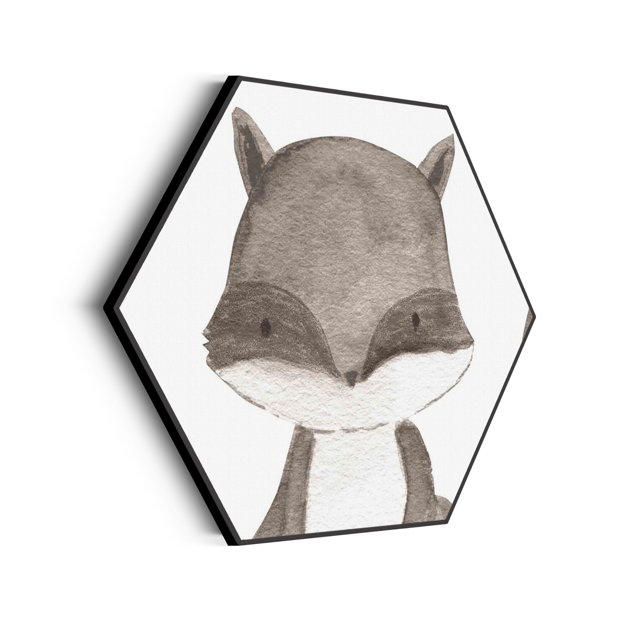 Akoestisch Schilderij De Schuwe Vos Hexagon Template Hexagon kinderen 32 scaled 1