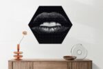 Akoestisch Schilderij Silver Lips Hexagon Template Hexagon lifestyle 4 2 scaled 1